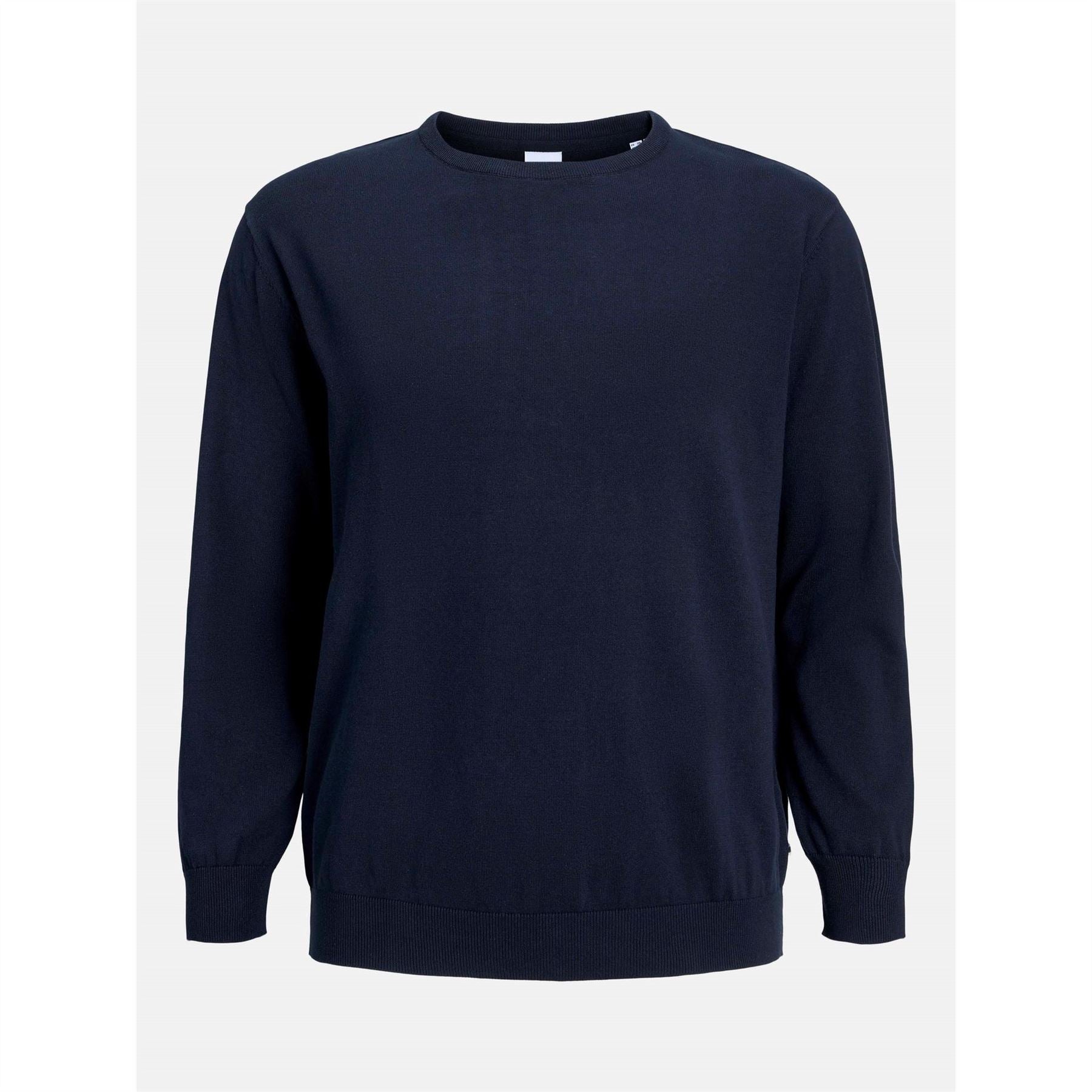 Jack and Jones Plus Crew Neck Long Sleeve Sweater