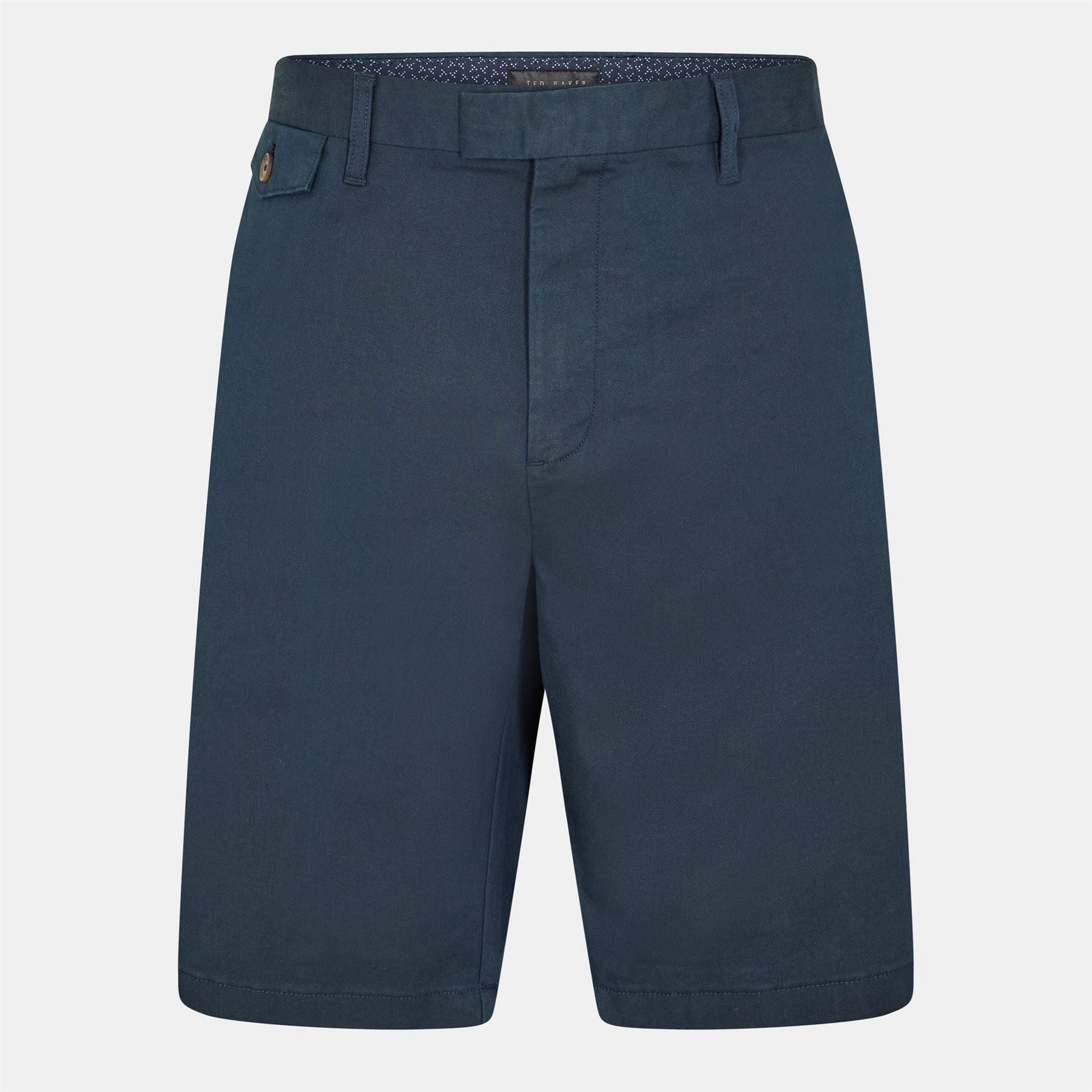 Ted Baker Solid Patterned Chino Shorts