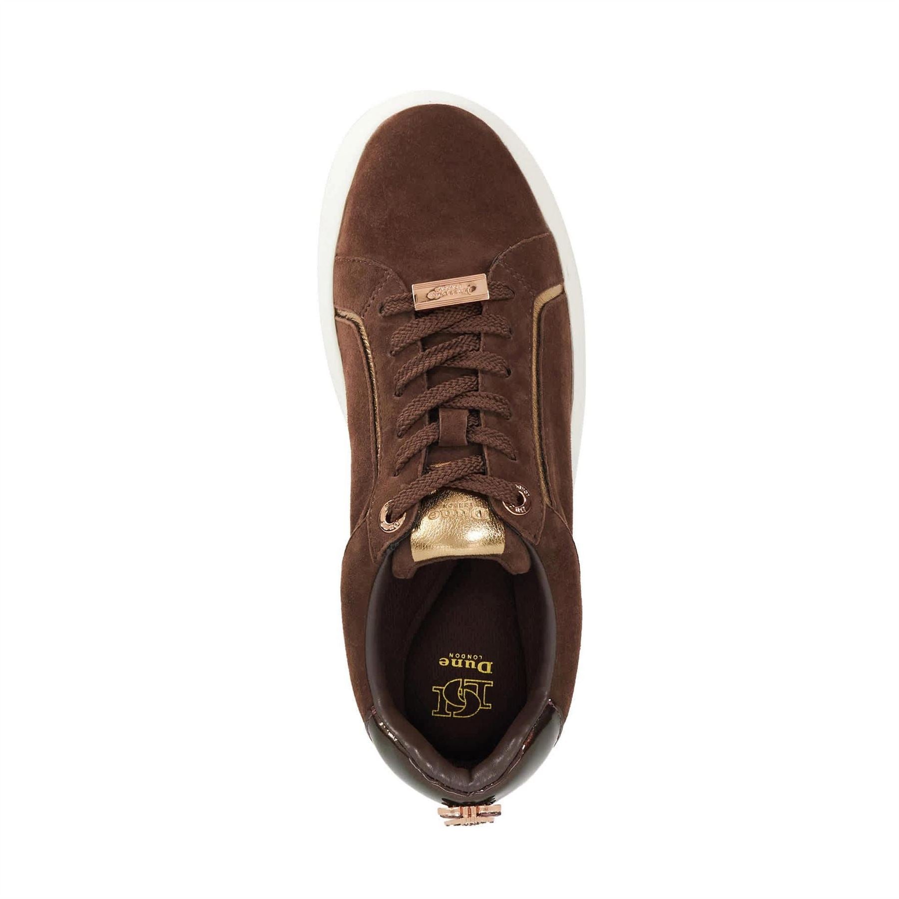 Dune London Emmelino Lace Up Platform Trainers