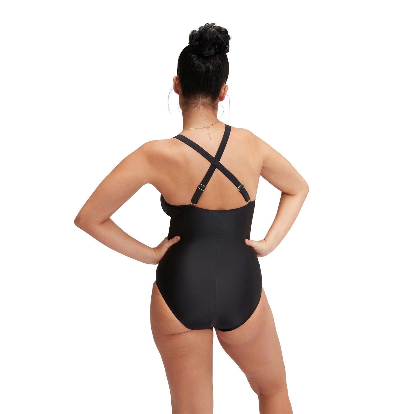 Speedo Womens Shaping V Neck 1 Piece
