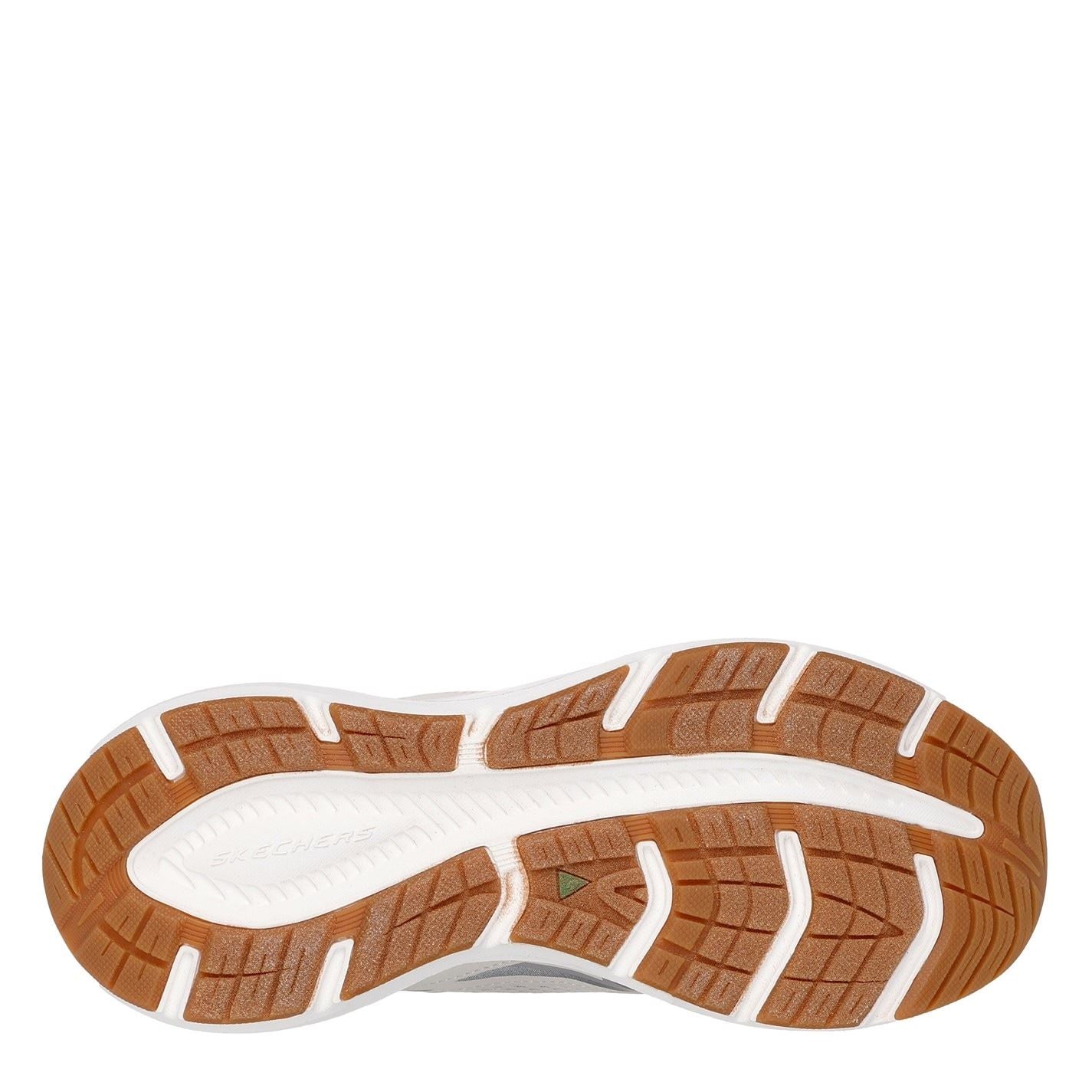 Skechers Womens Edgeride   Silver Eclipse Low Top Trainers