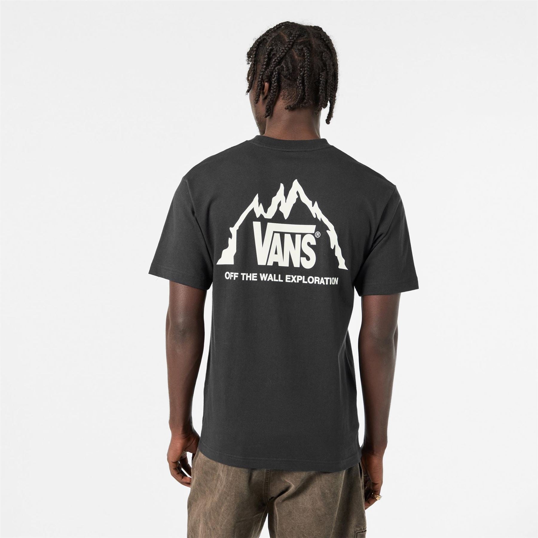 Vans Crew Neck Ribbed Collar Short Sleeve Jersey T-Shirt