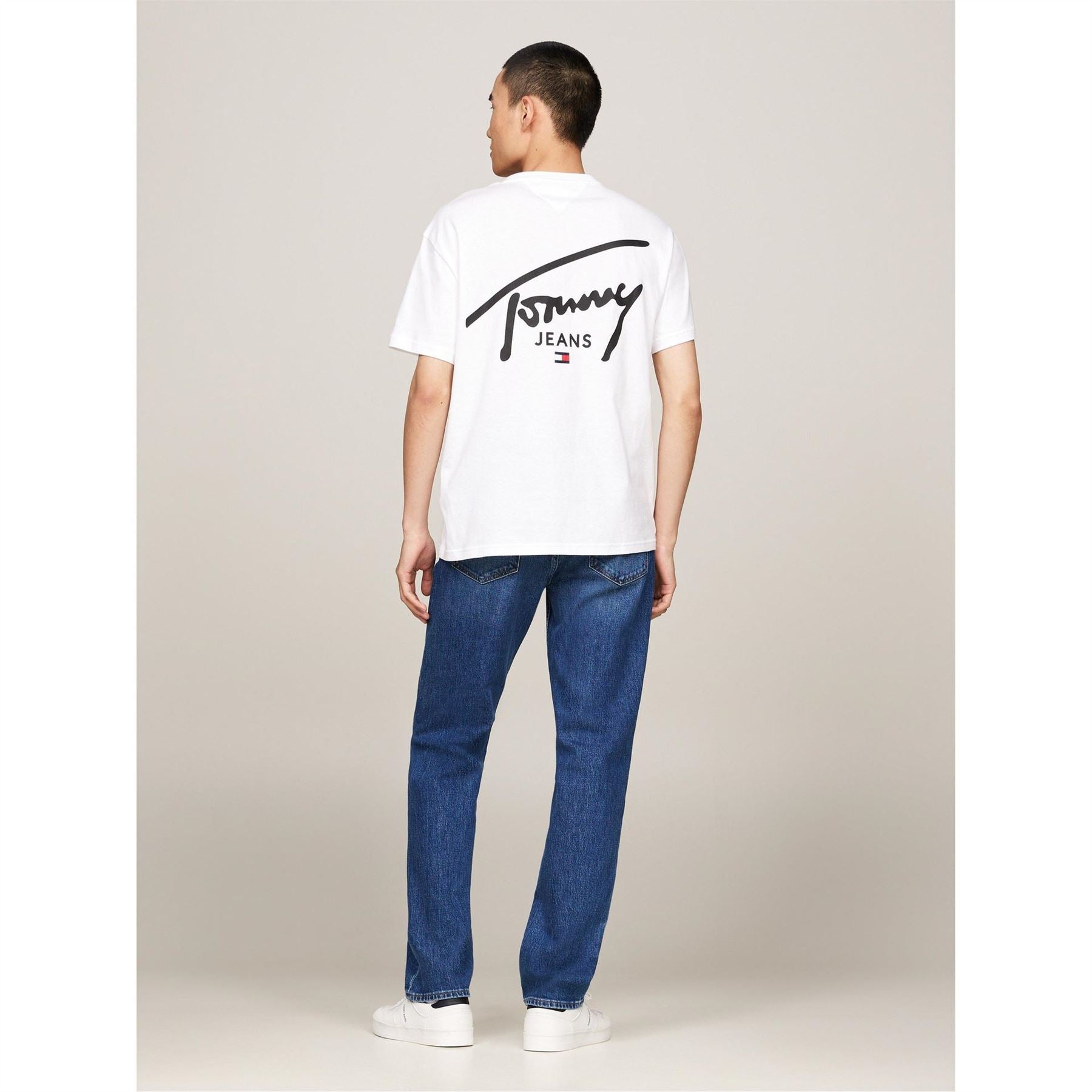 Tommy Jeans Reg Signature Print Tee Ext