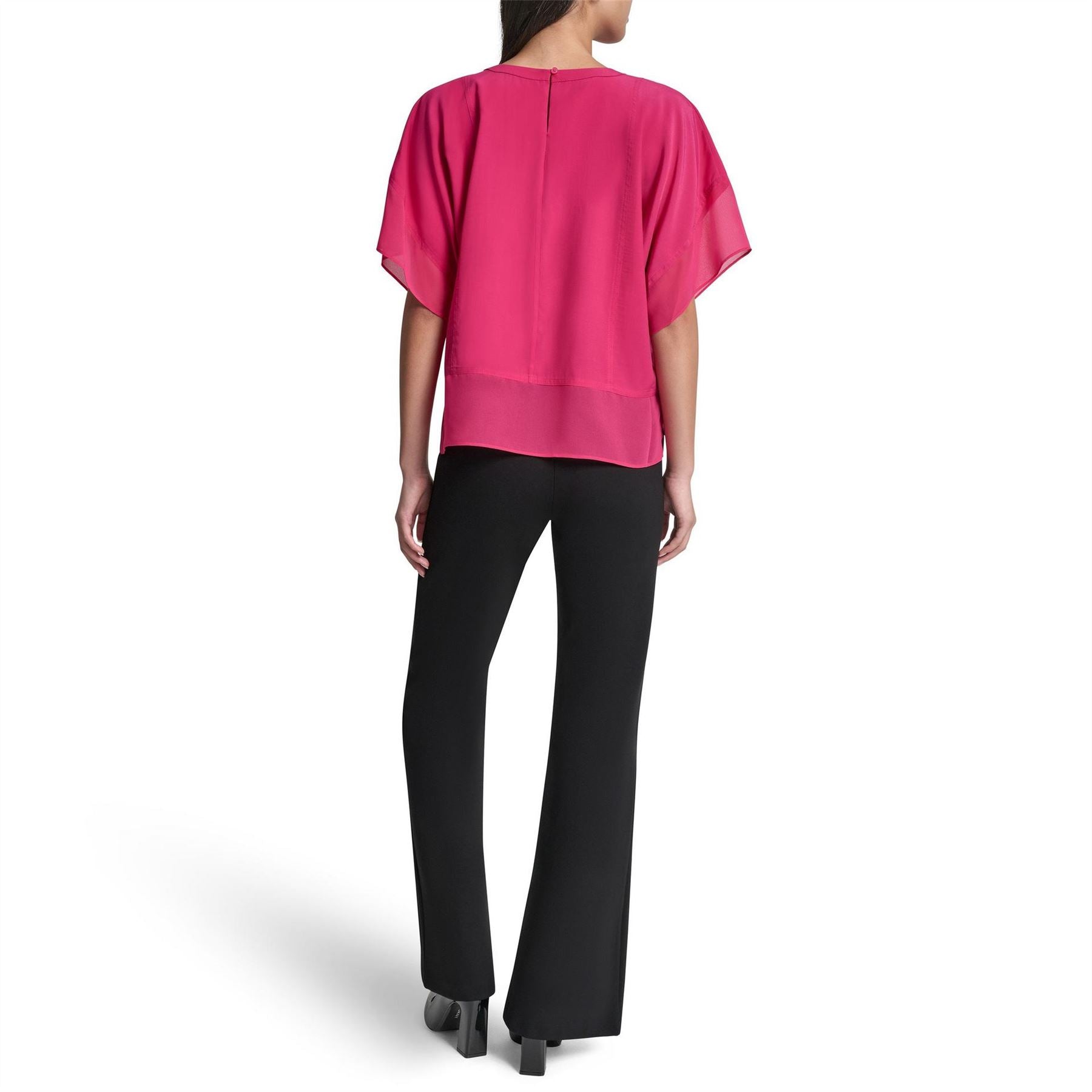 DKNY Short Sleeve Blouse
