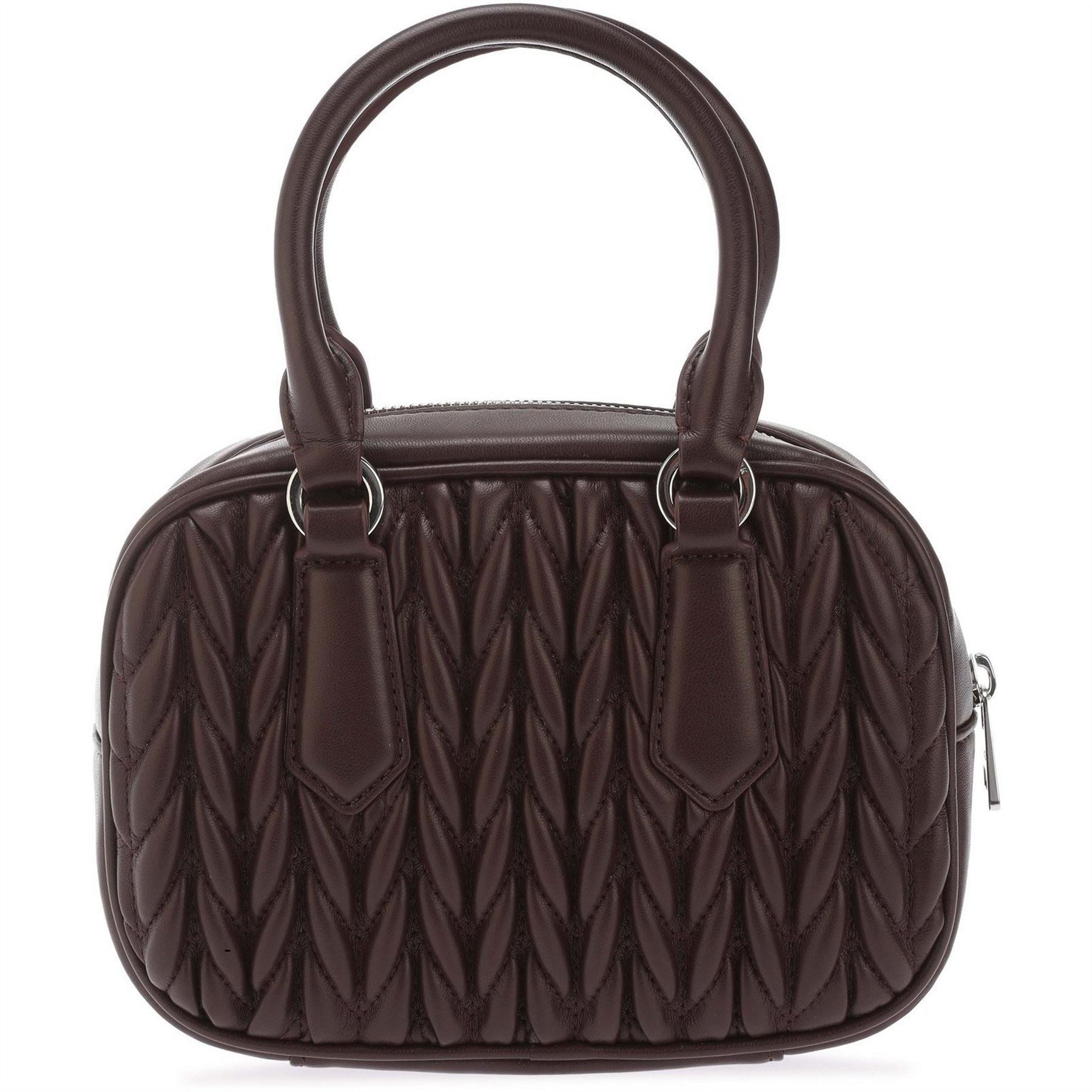 Hugo Textured Chris Boston Bag with Silver Tone Hardware
