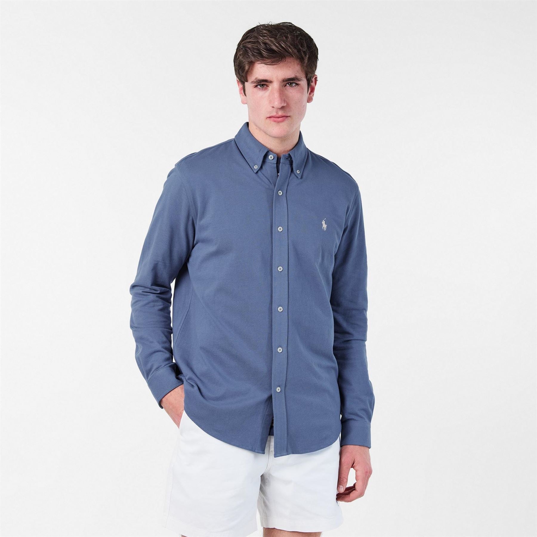Polo Ralph Lauren Slim Fit Button Down Plain Shirt