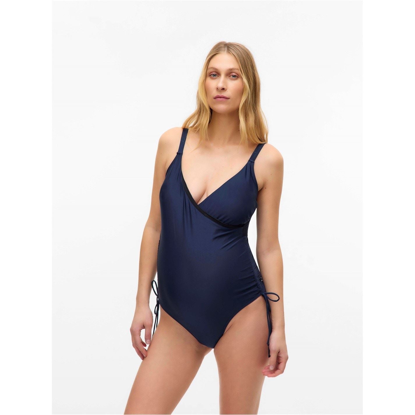 Mamalicious Mlmaria Swimsuit with Tie Closure