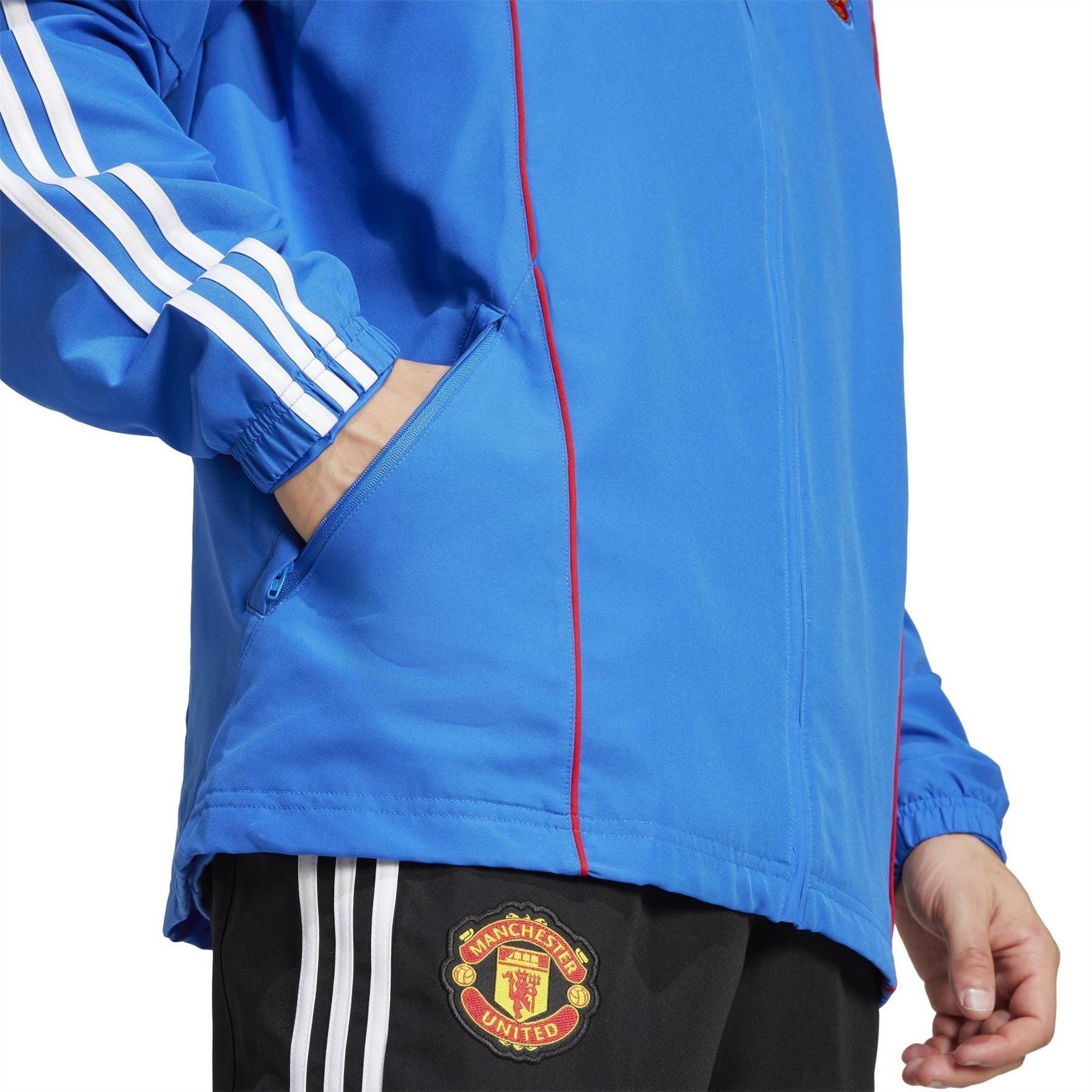 adidas Mens Manchester United Ubackpack Tracksuit Top
