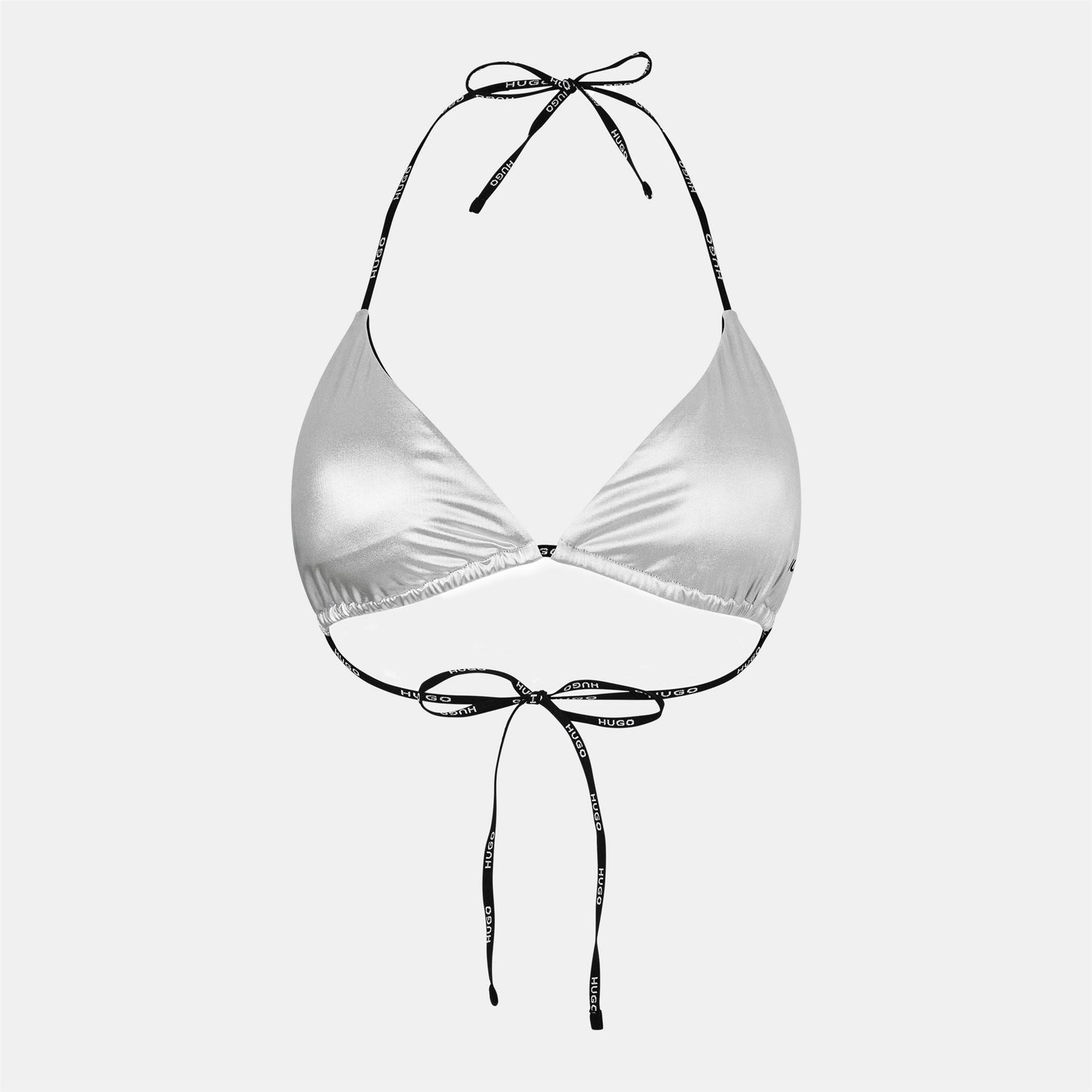Hugo Logo Detailed Adjustable Triangle Bikini