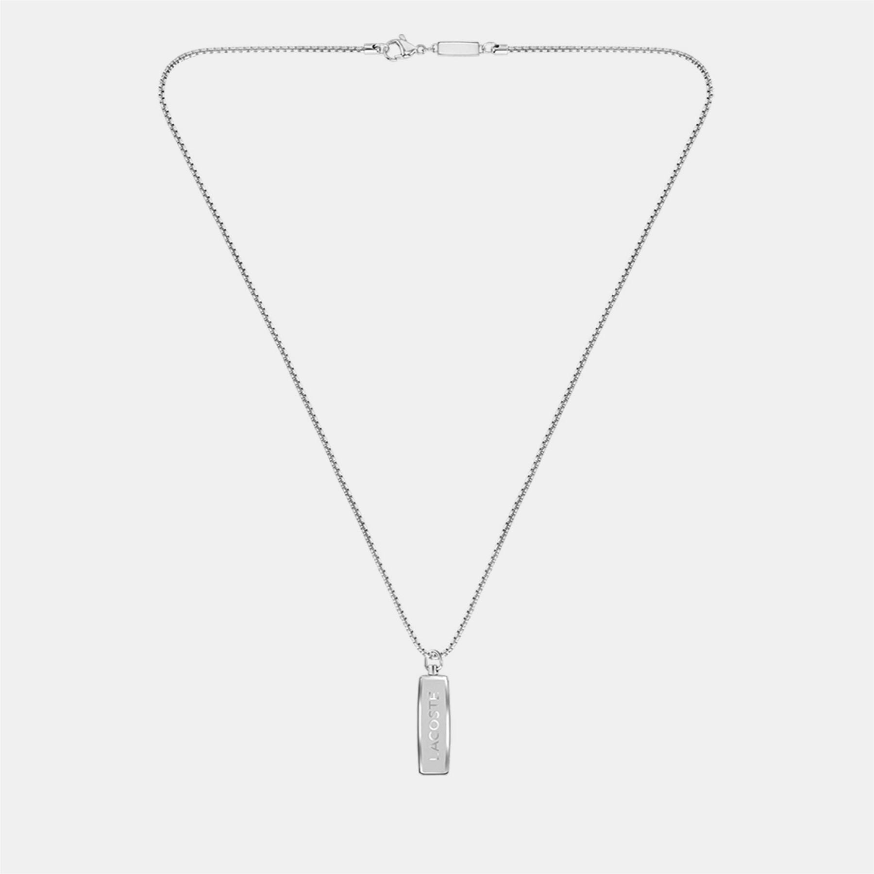 Lacoste Mens District  Reversible Pendant Necklace