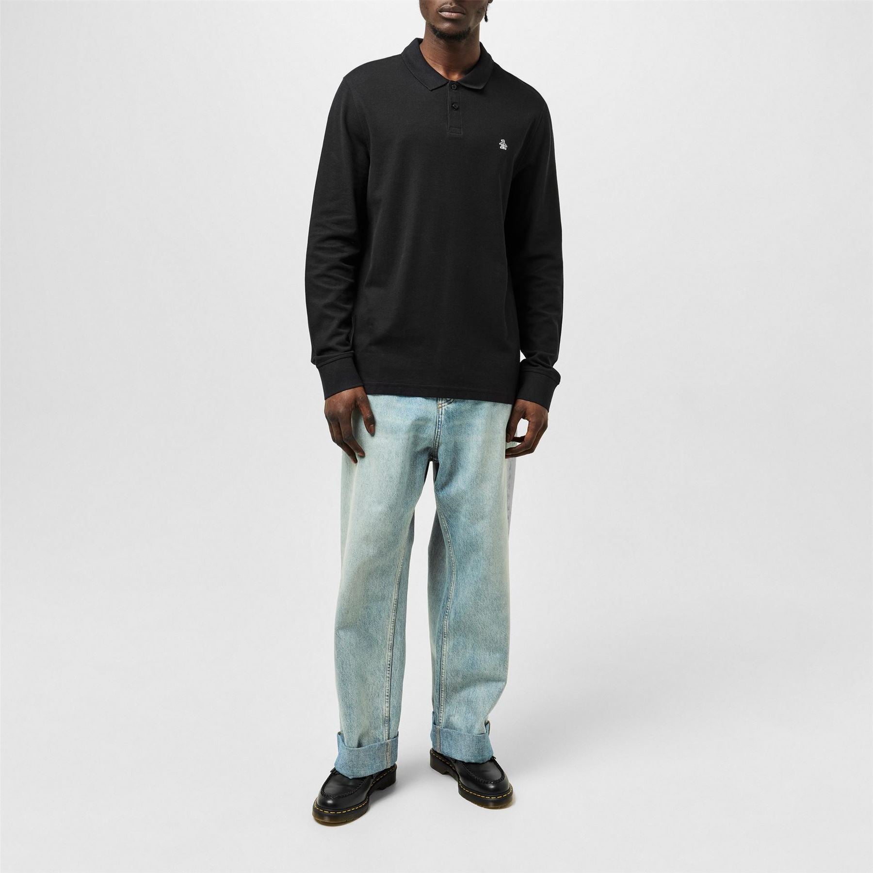 Original Penguin Long Sleeve Penguin Regular Fit Shirt