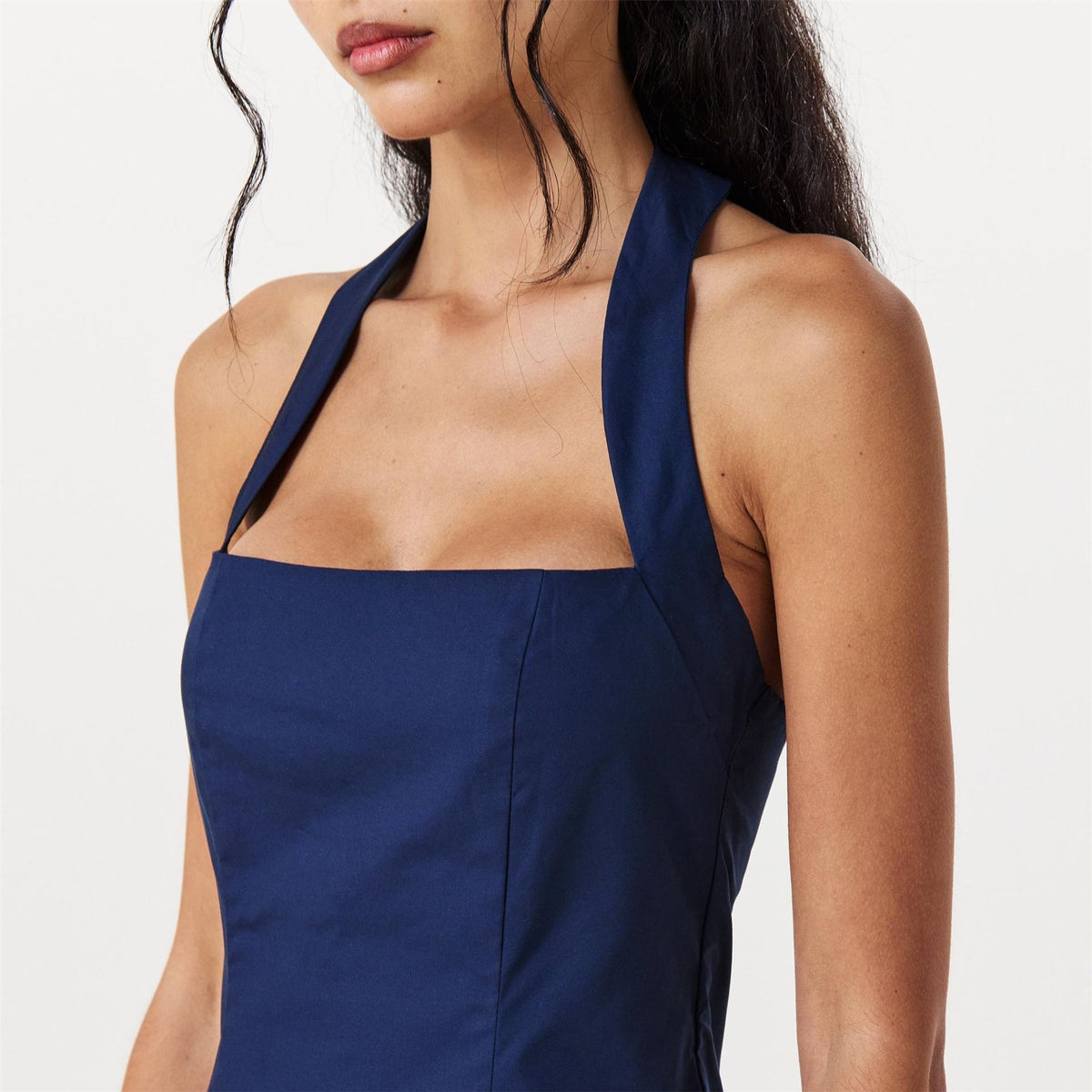 AmyLynn Halter Neck Mini A-Line Dress