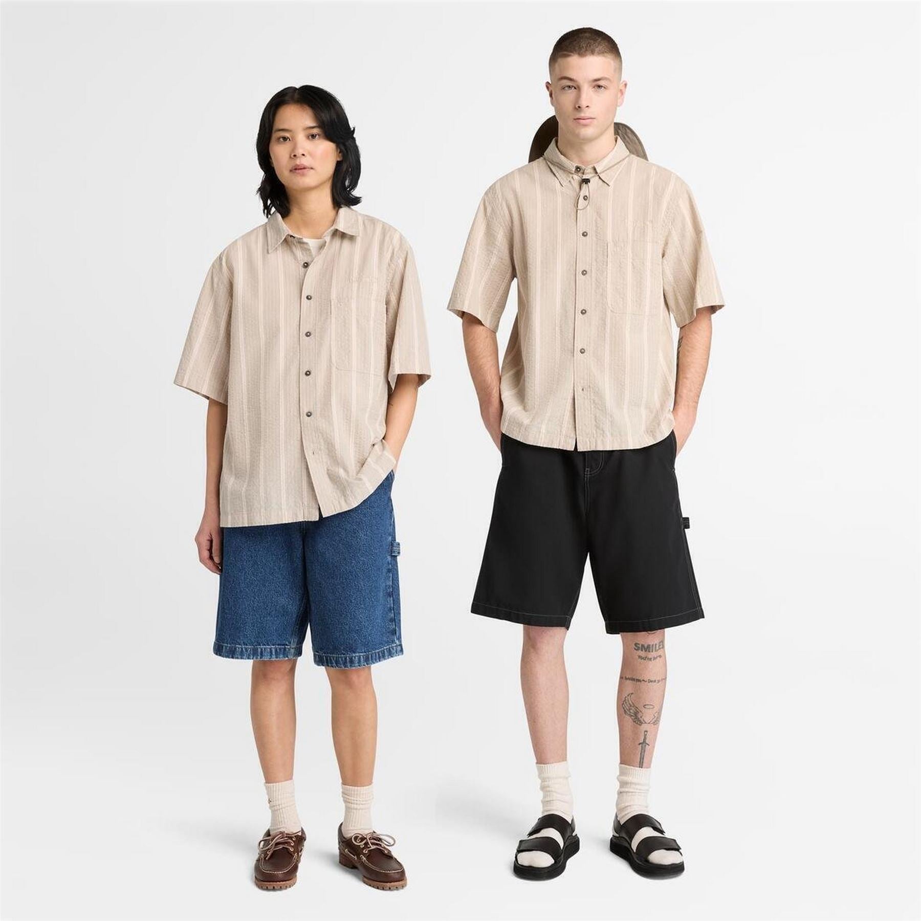 Timberland Patterned Short Sleeve Shirt