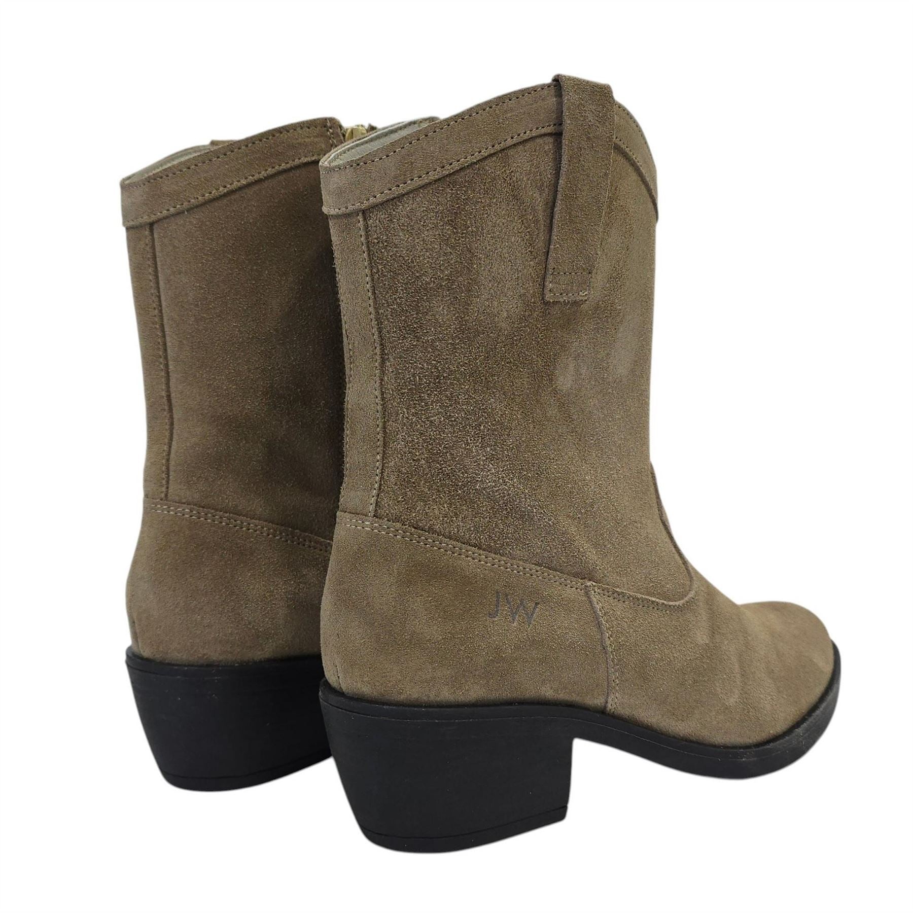 Jack Wills JW Dalida Suede Calf Chunky Heel Hiker Boots