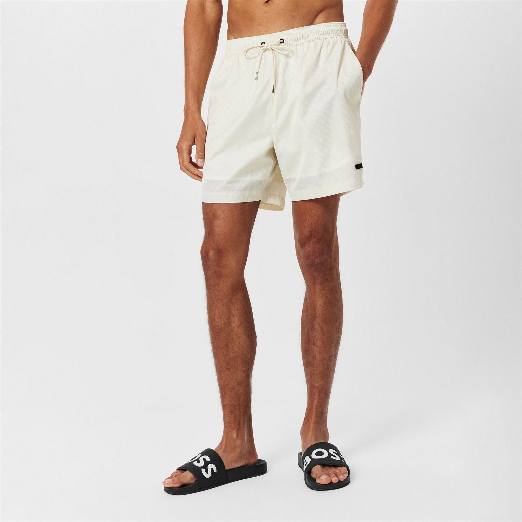 Boss Bw Jacques Swim Short, Comfortable Elasticated Waist