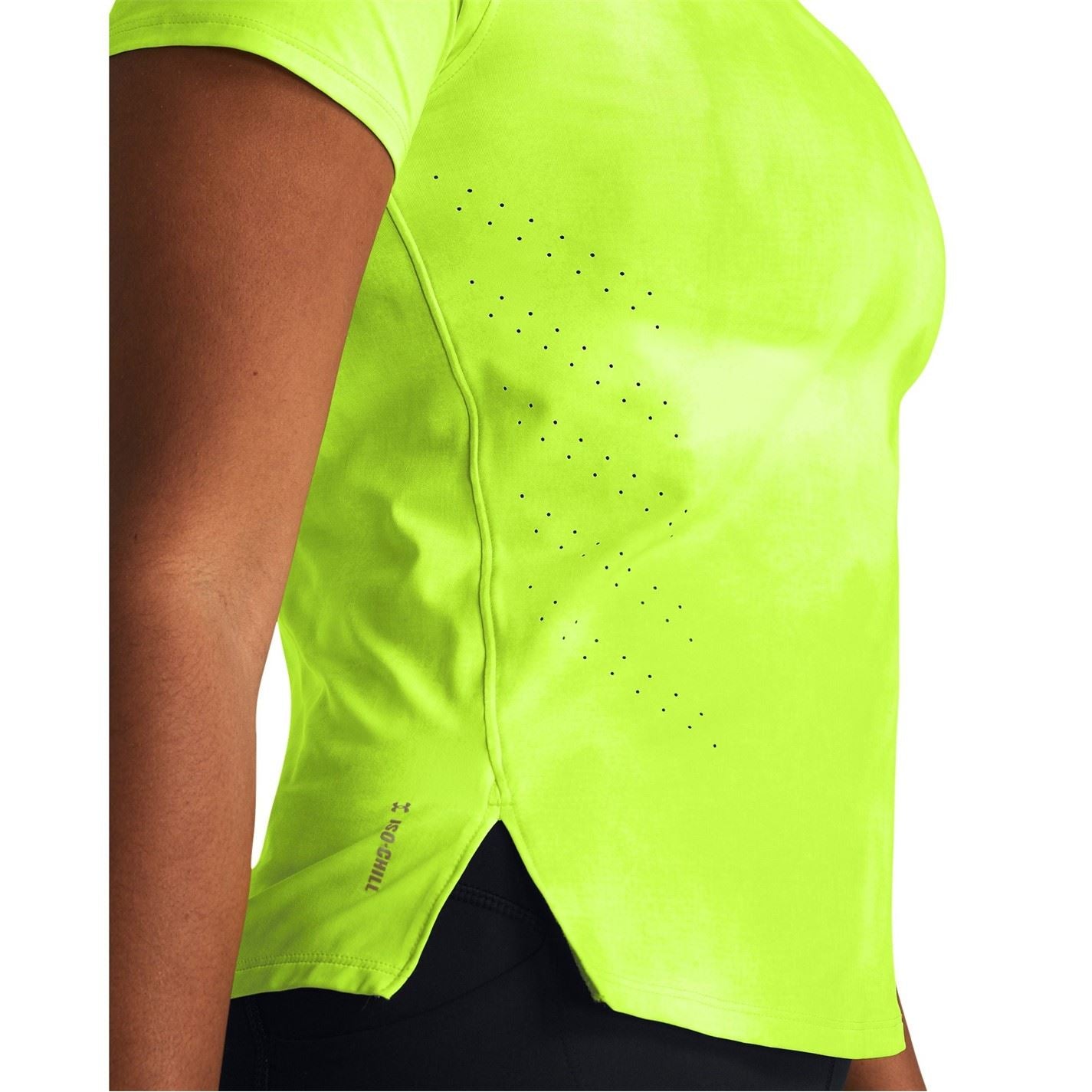 Under Armour Womens Armour Ua Launch Elite Printed Ss Running Top
