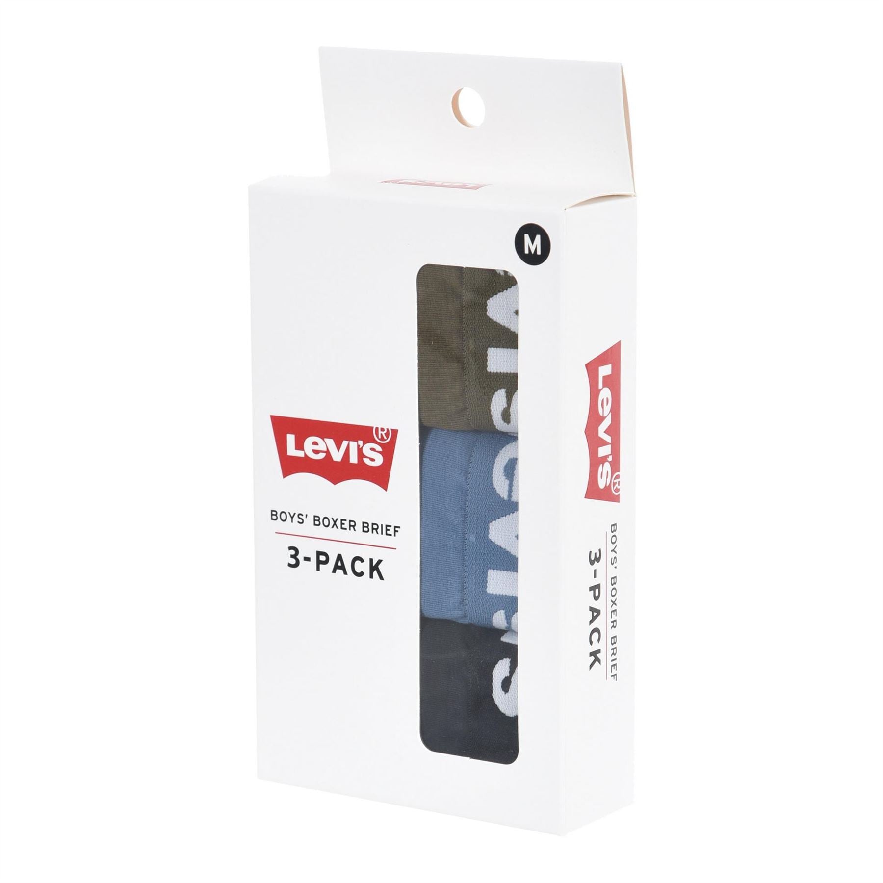 Levis 3 Pack Lettering Boxer Brief