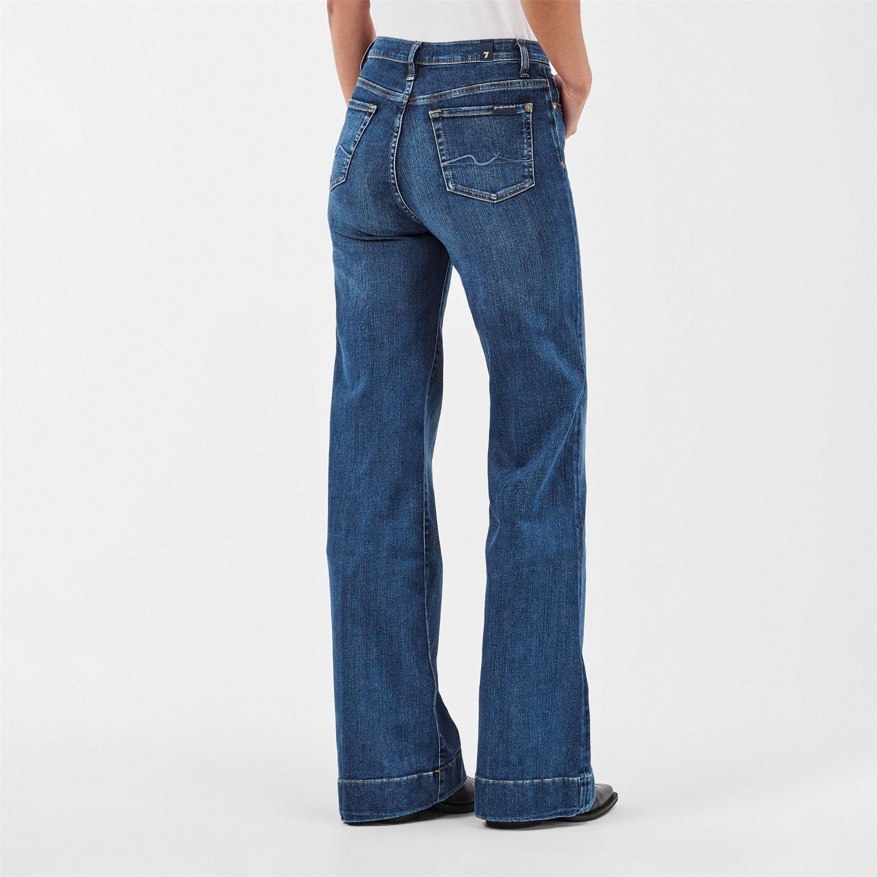 7 For All Mankind Modern Dojo Wide Fit Five Pocket Jeans