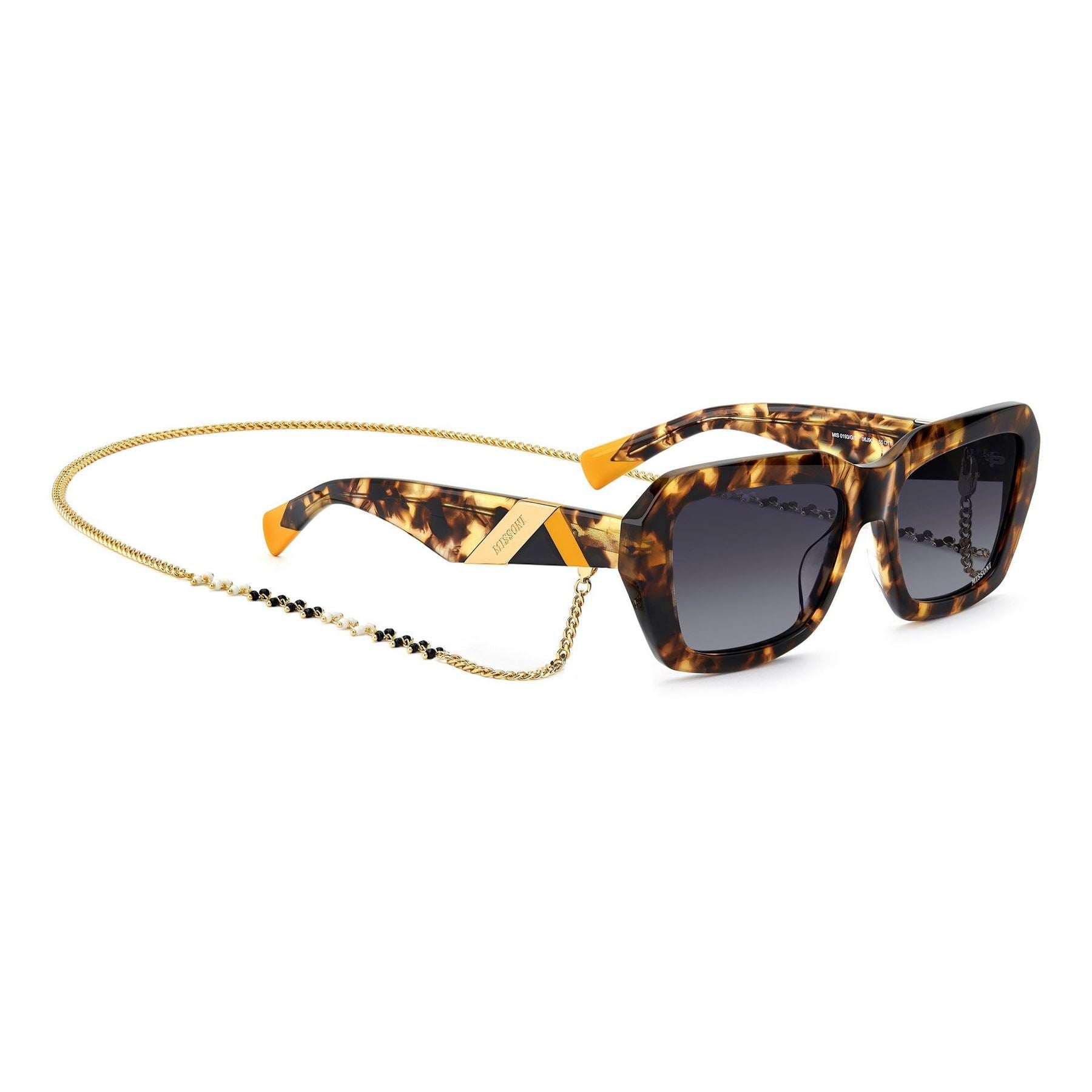 Missoni Rectangular Round Sunglasses