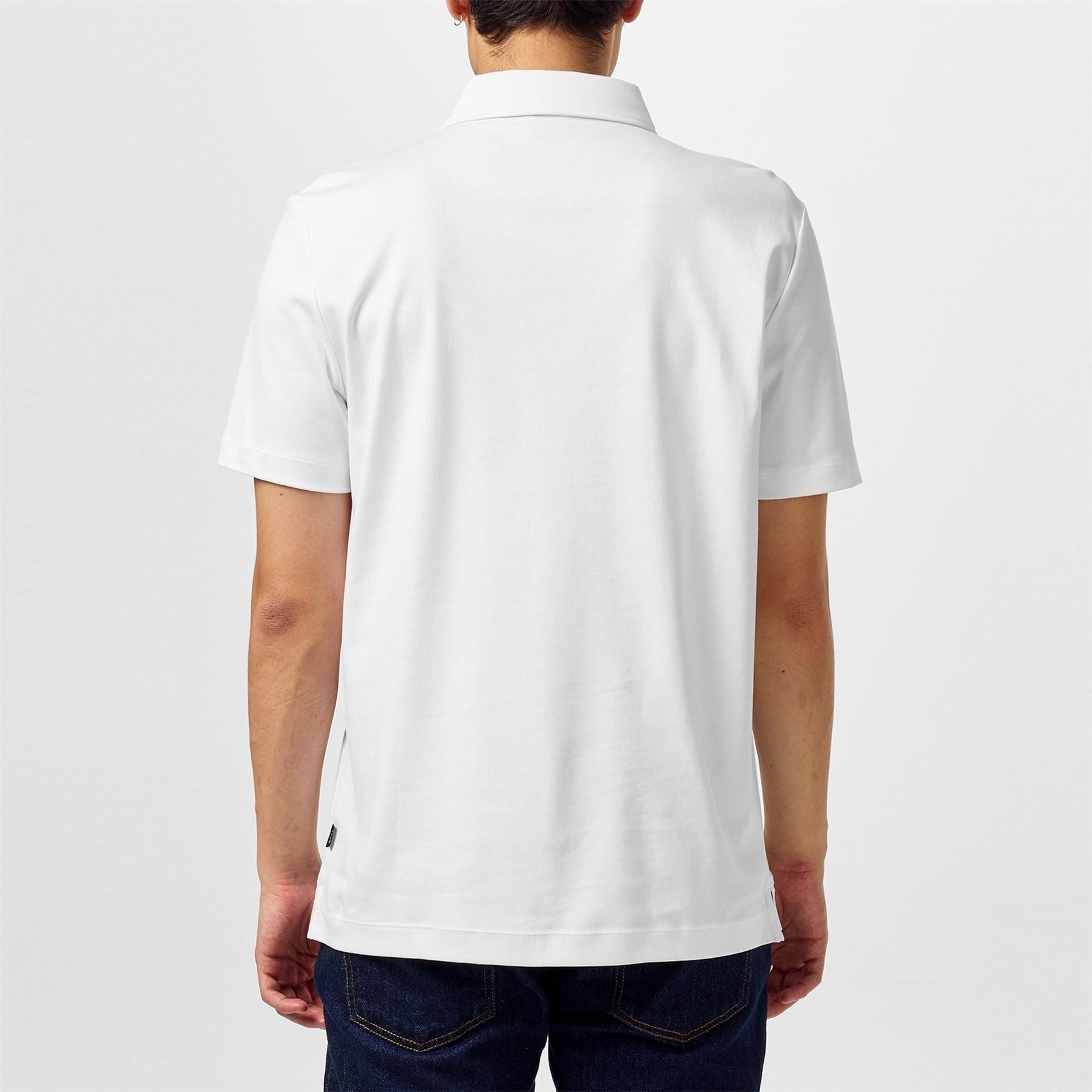 Boss BOSS BLACK Short Sleeve Polo Shirt with Logo Detail   Slim Fit