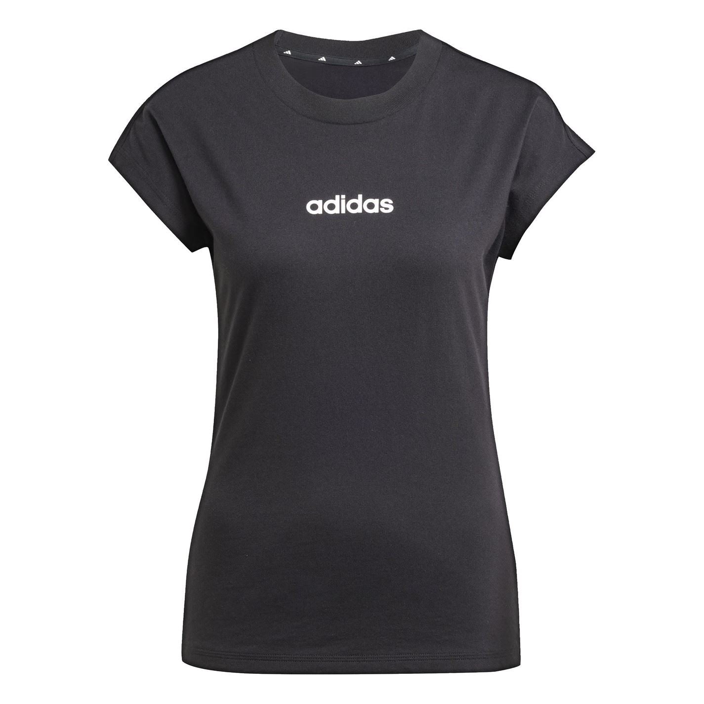 adidas Womens Essentials Linear Cotton T-Shirt