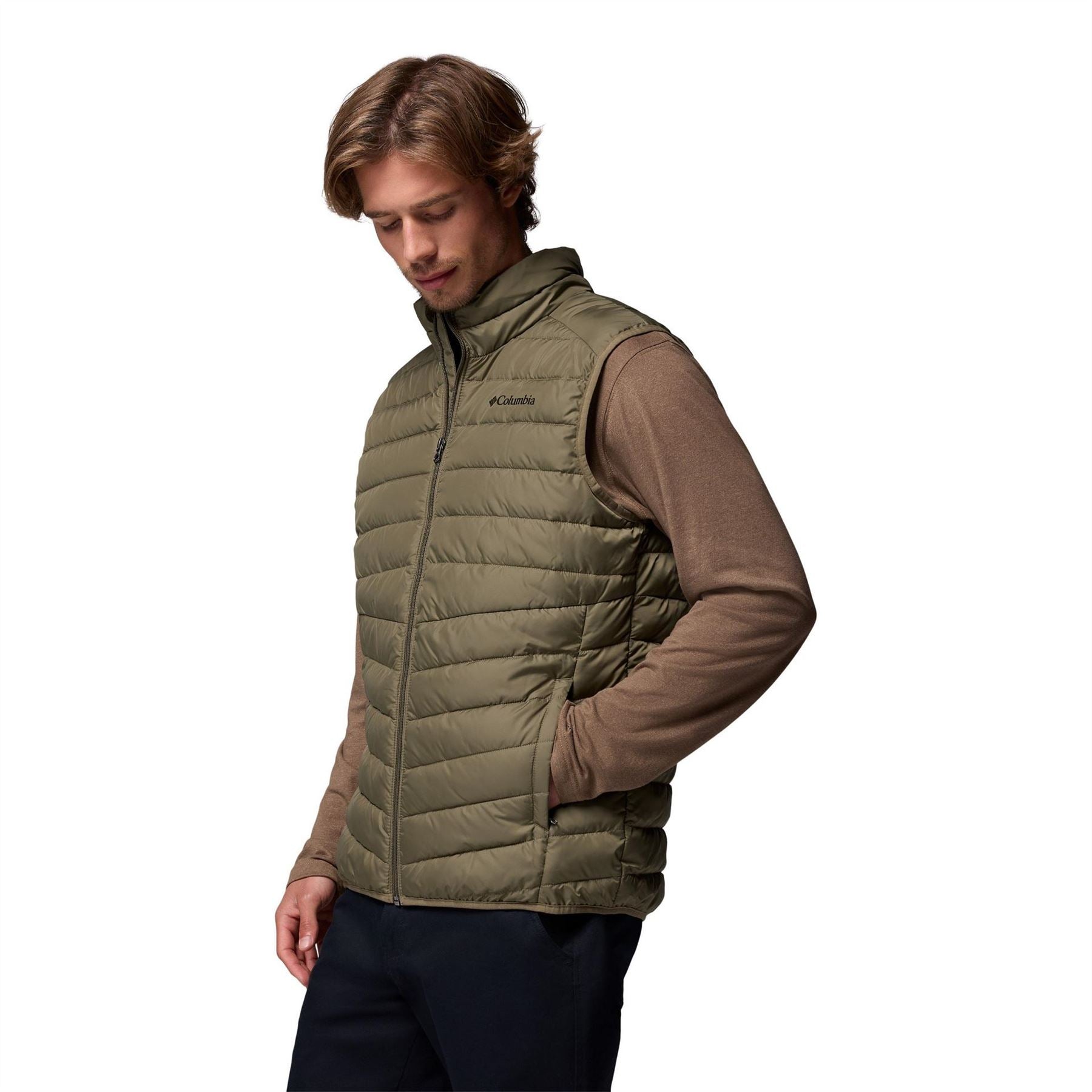 Columbia Mens Foster Solid Patterned Gilet