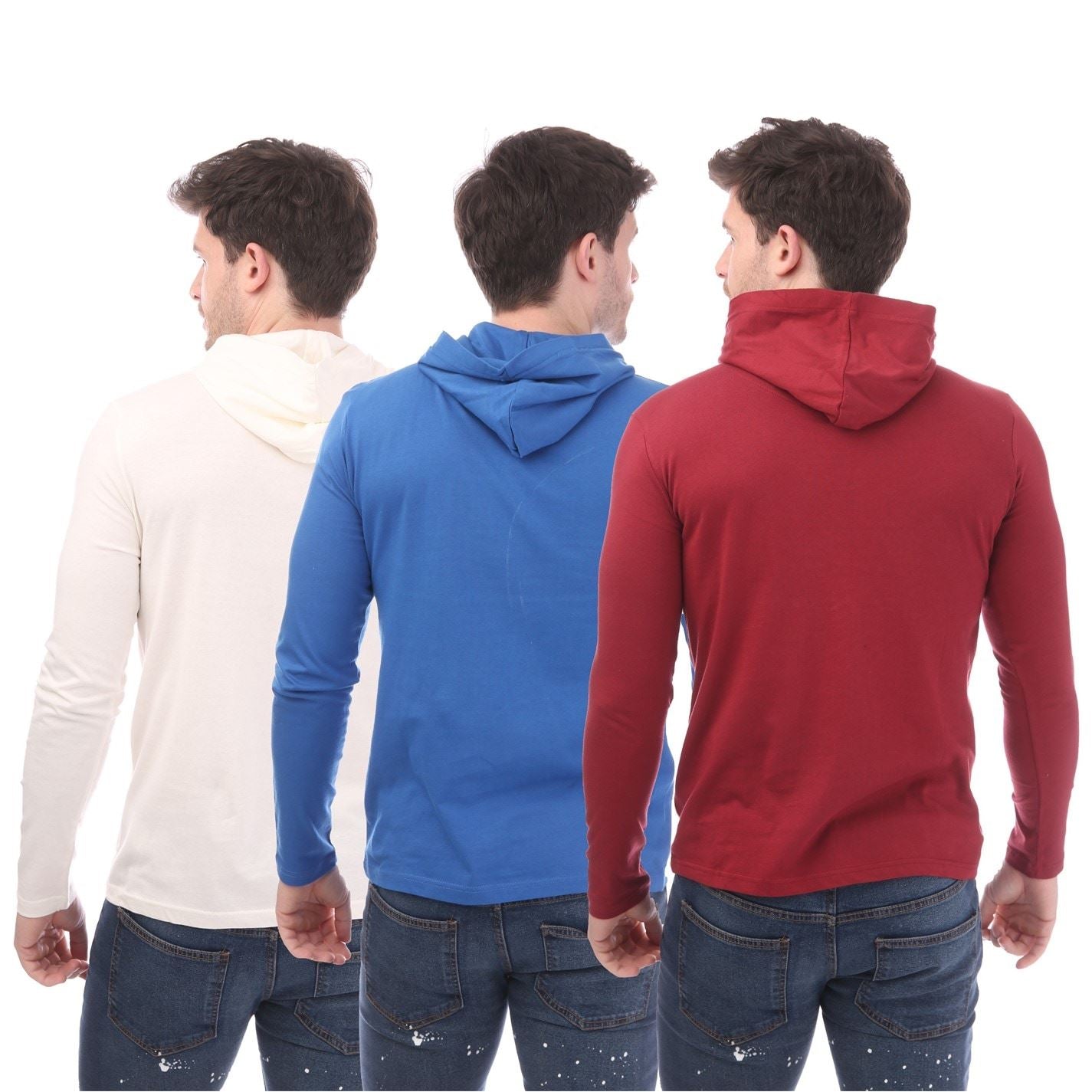 DFND London Hooded Lettering Regular Fit Sweatshirt