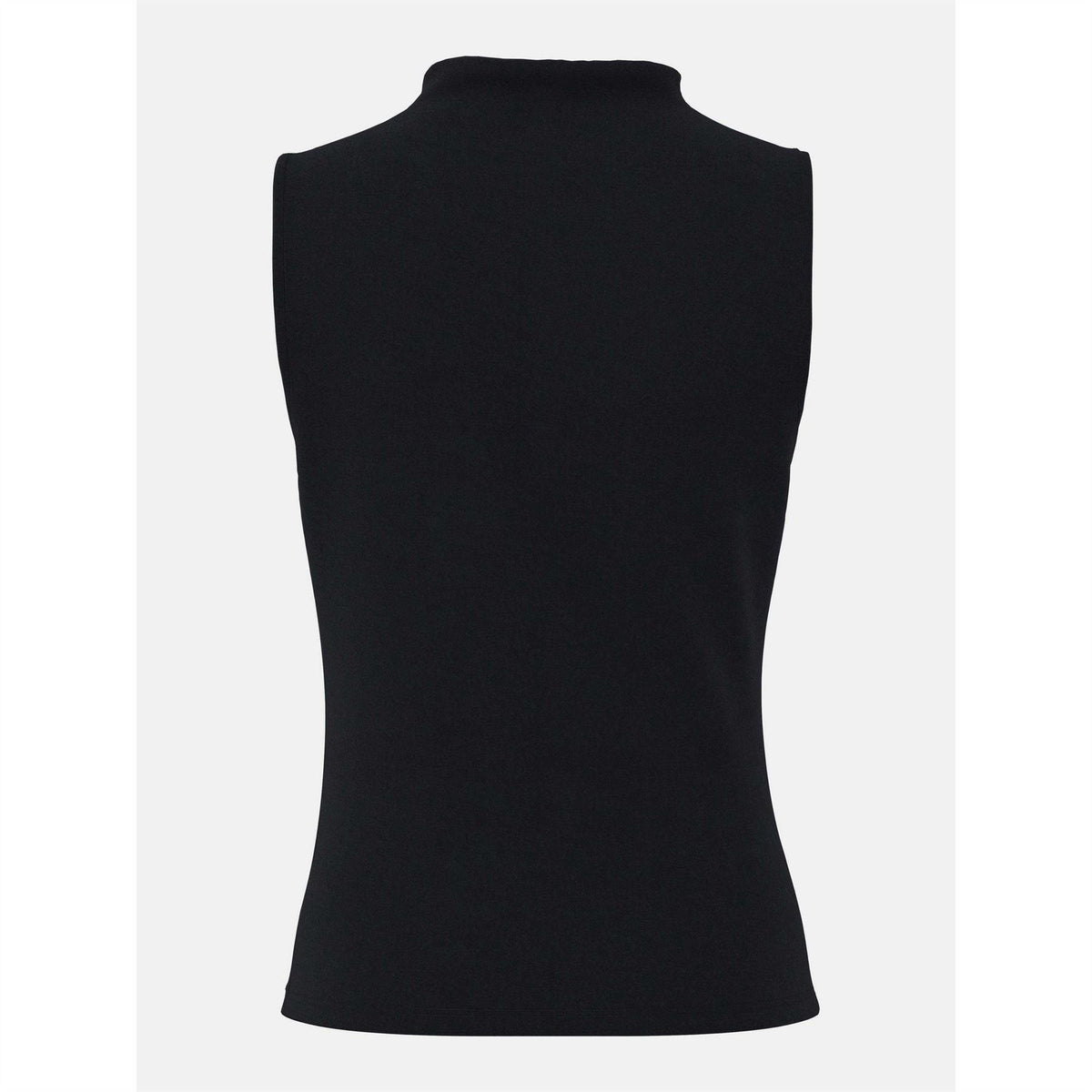Pieces Cowl Neck High Collar Sleeveless Slim Fit Tank