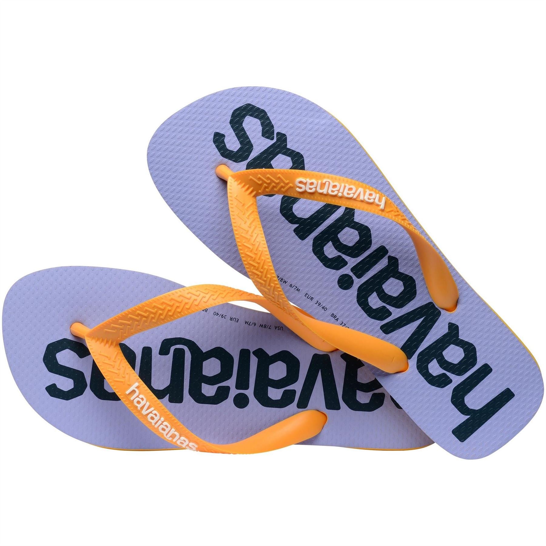 Havaianas Womens Hav. Top Logomania 2 Navy Blue 39 4 Flip Flops