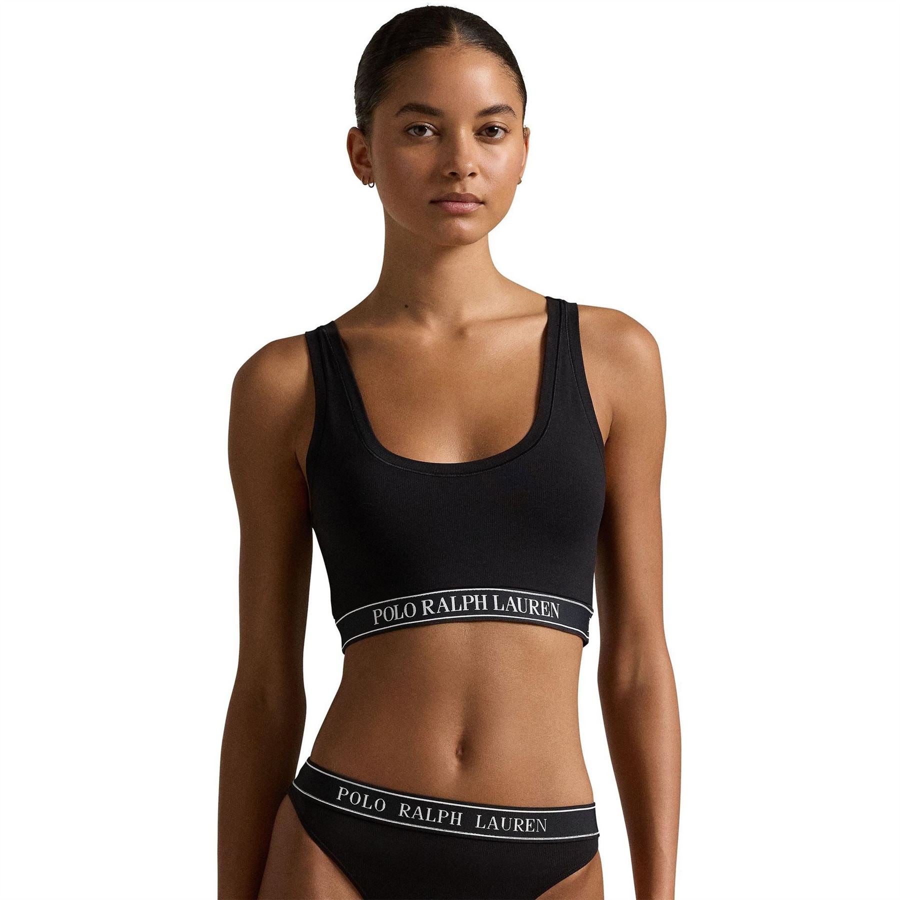 Polo Ralph Lauren Scoop Neck Cropped Bralette