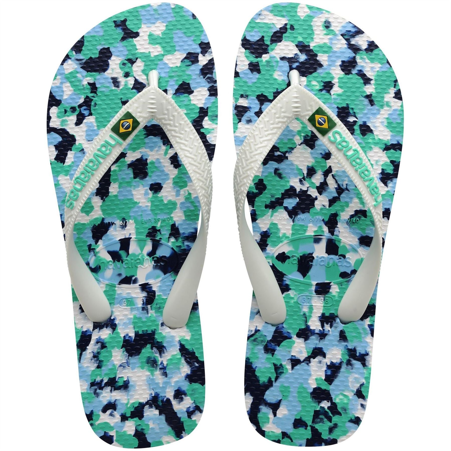 Havaianas Brasil Camo Patterned Flip Flop Sandals