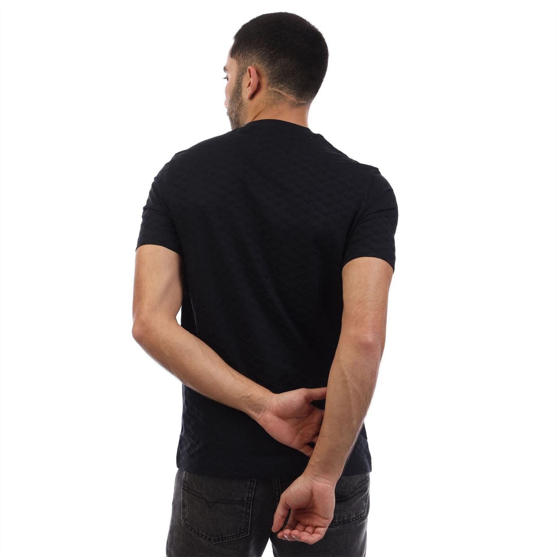 Emporio Armani Over Jacquard Eagle T-Shirt