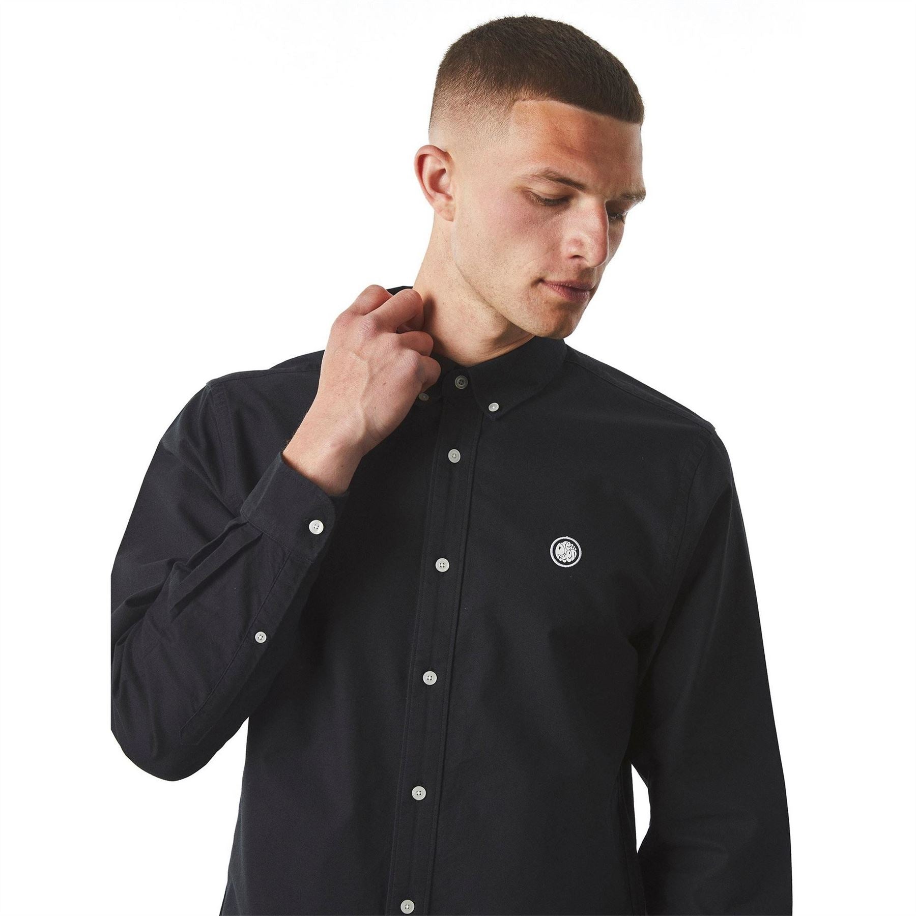 Pretty Green Oxford Long Sleeve Regular Fit Shirt
