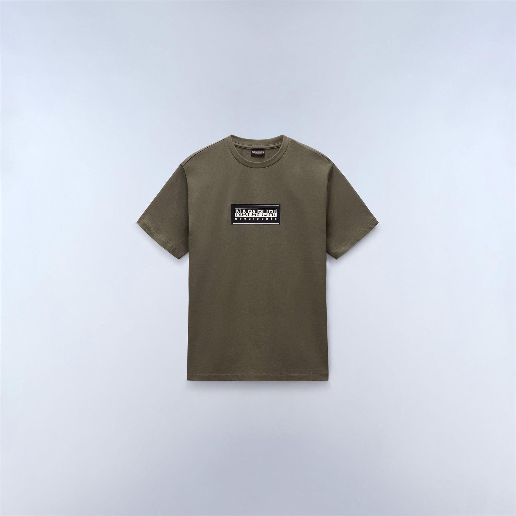 Napapijri Box Print Crew Neck Regular Fit T-Shirt