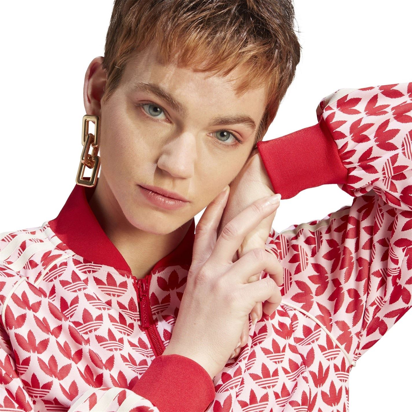 adidas Originals Regular Fit Crew Neck Athletic Top