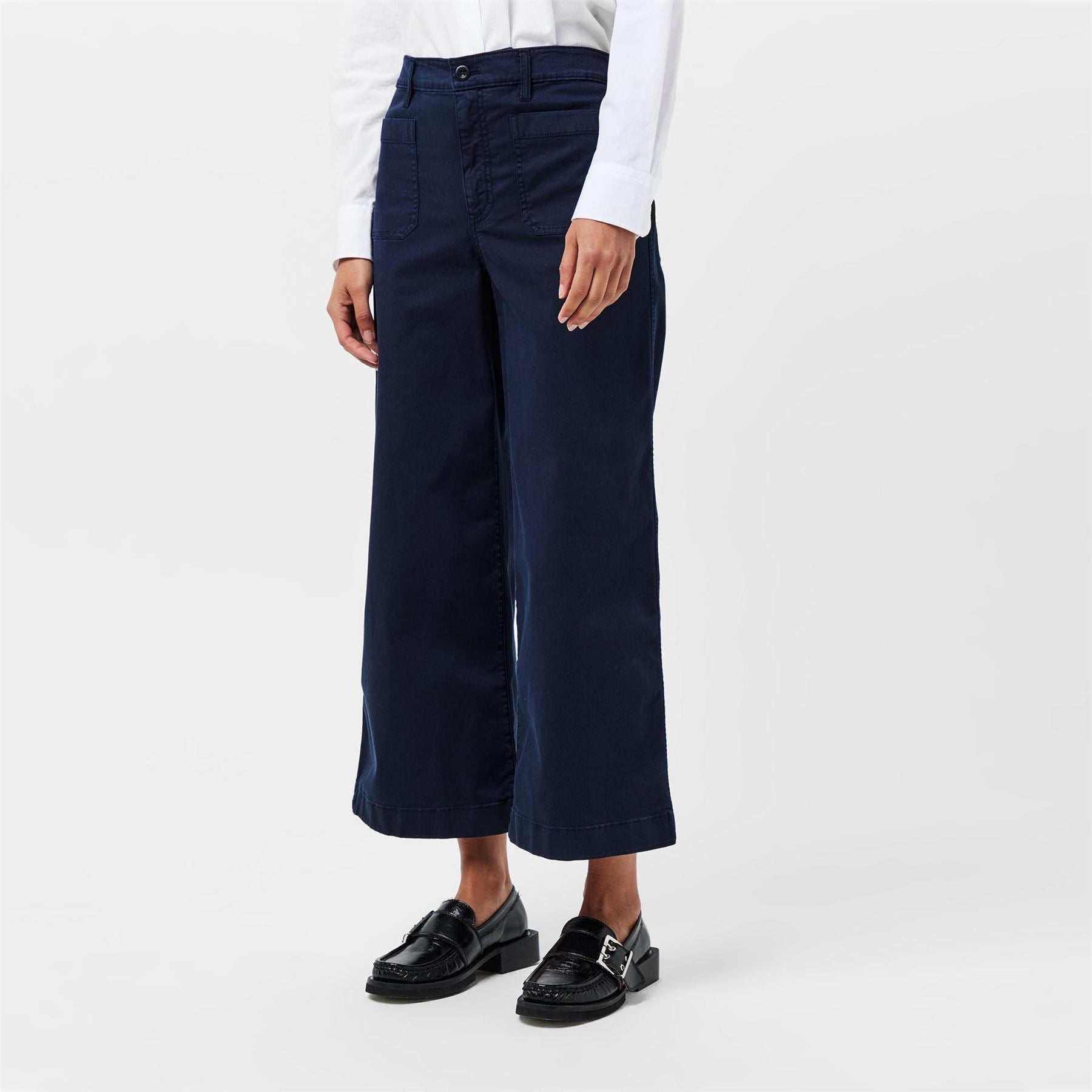 Lauren by Ralph Lauren Real Leather Yurshane Straight Leg Trouser