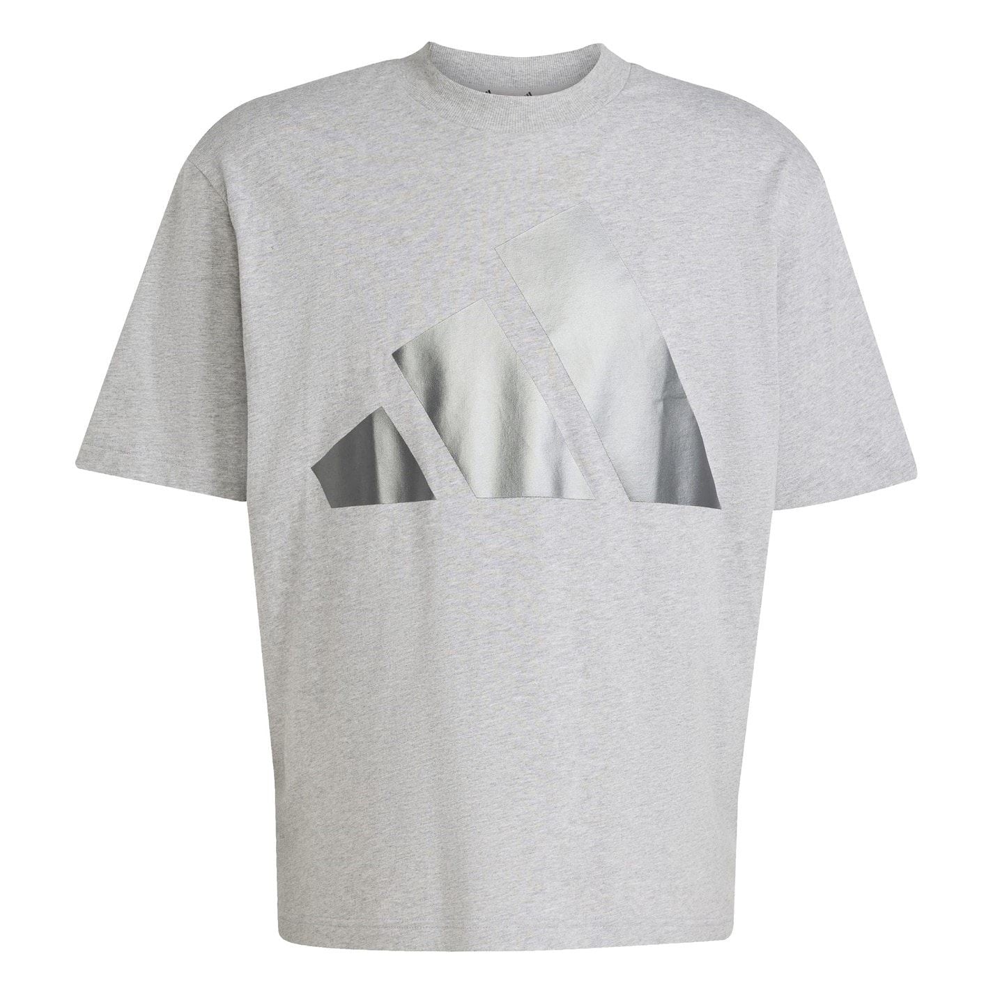 adidas Regular Fit Logo Print Crew Neck T-Shirt