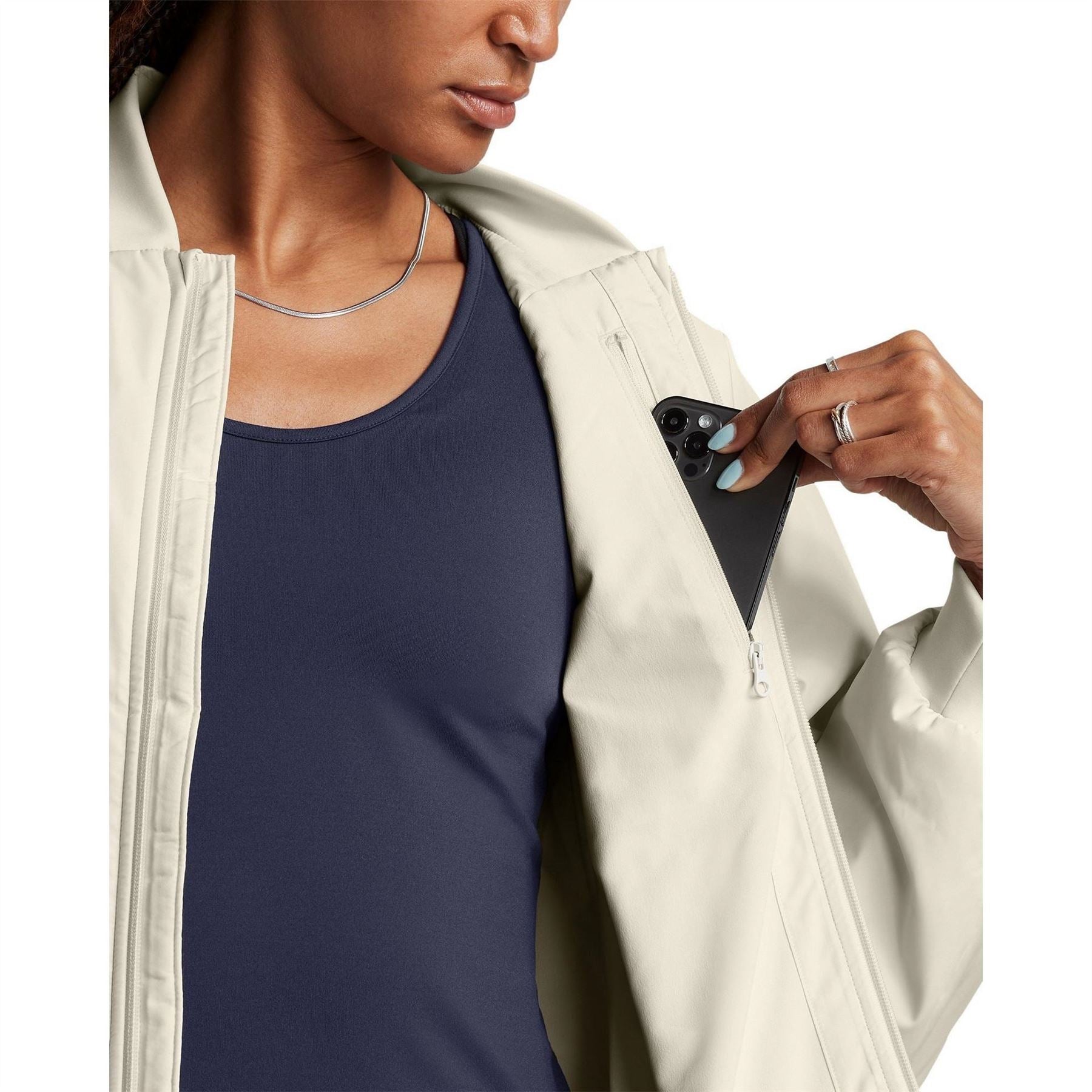 Under Armour Unstoppable Snap Button Mock Neck Ribbed Cuff Bomber Jacket