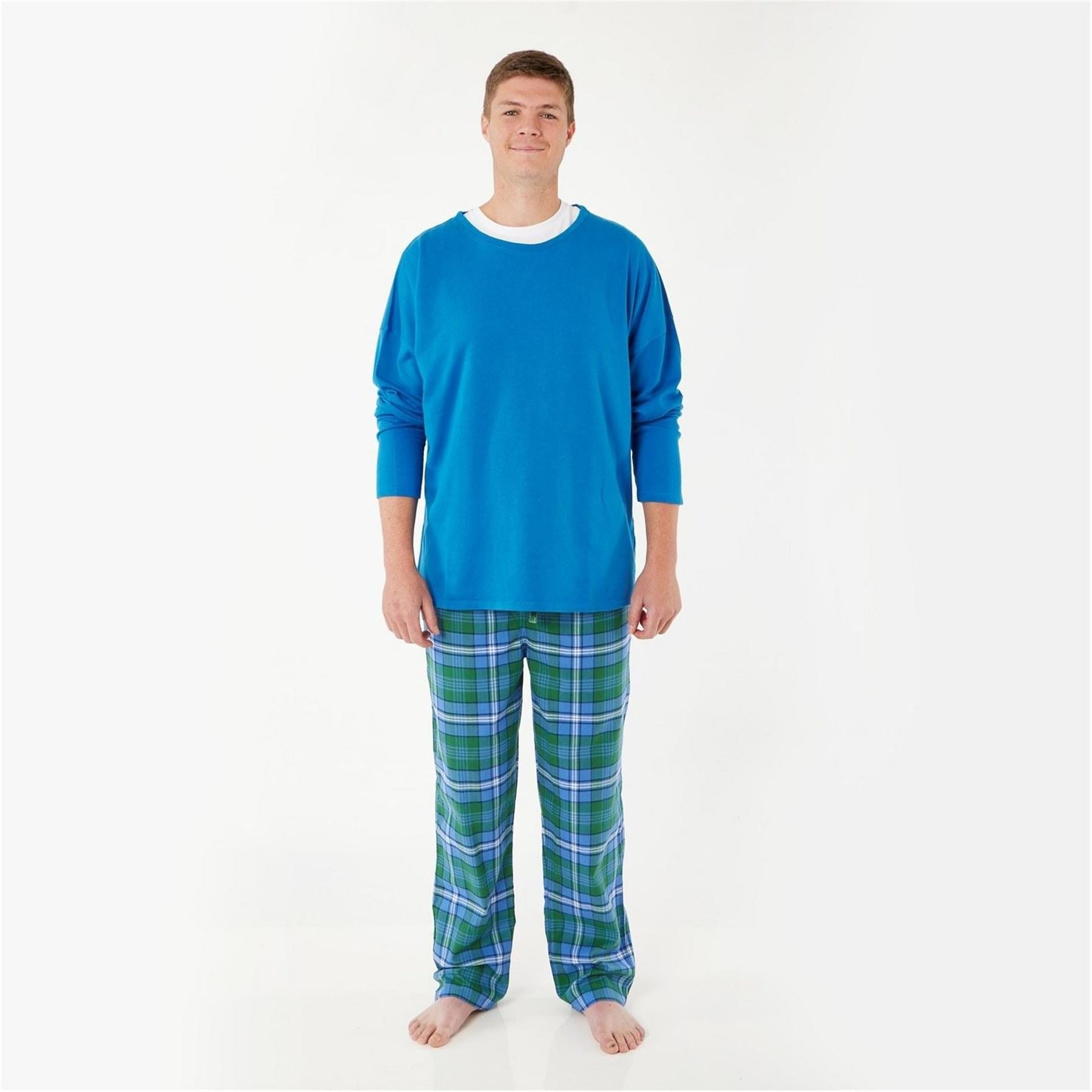 Loungers Mens Organic Brushed Cotton Lounge Trousers