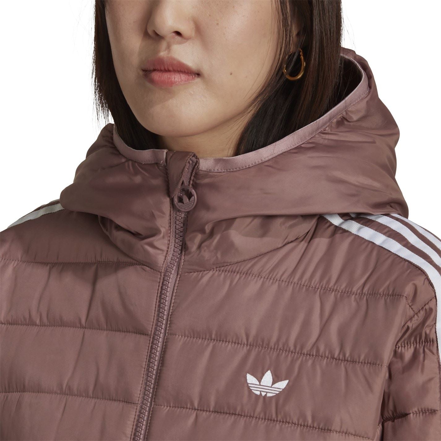 adidas Originals Hooded Slim Fit Short Jacket