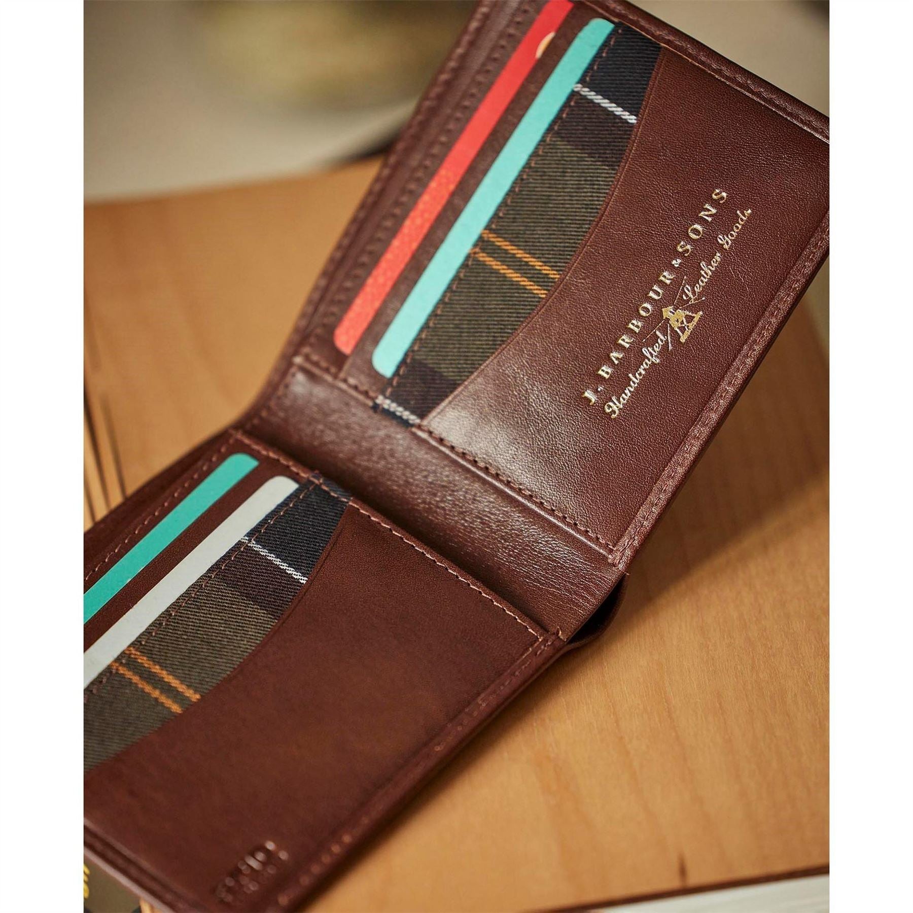 Barbour Leather Billfold Wallet