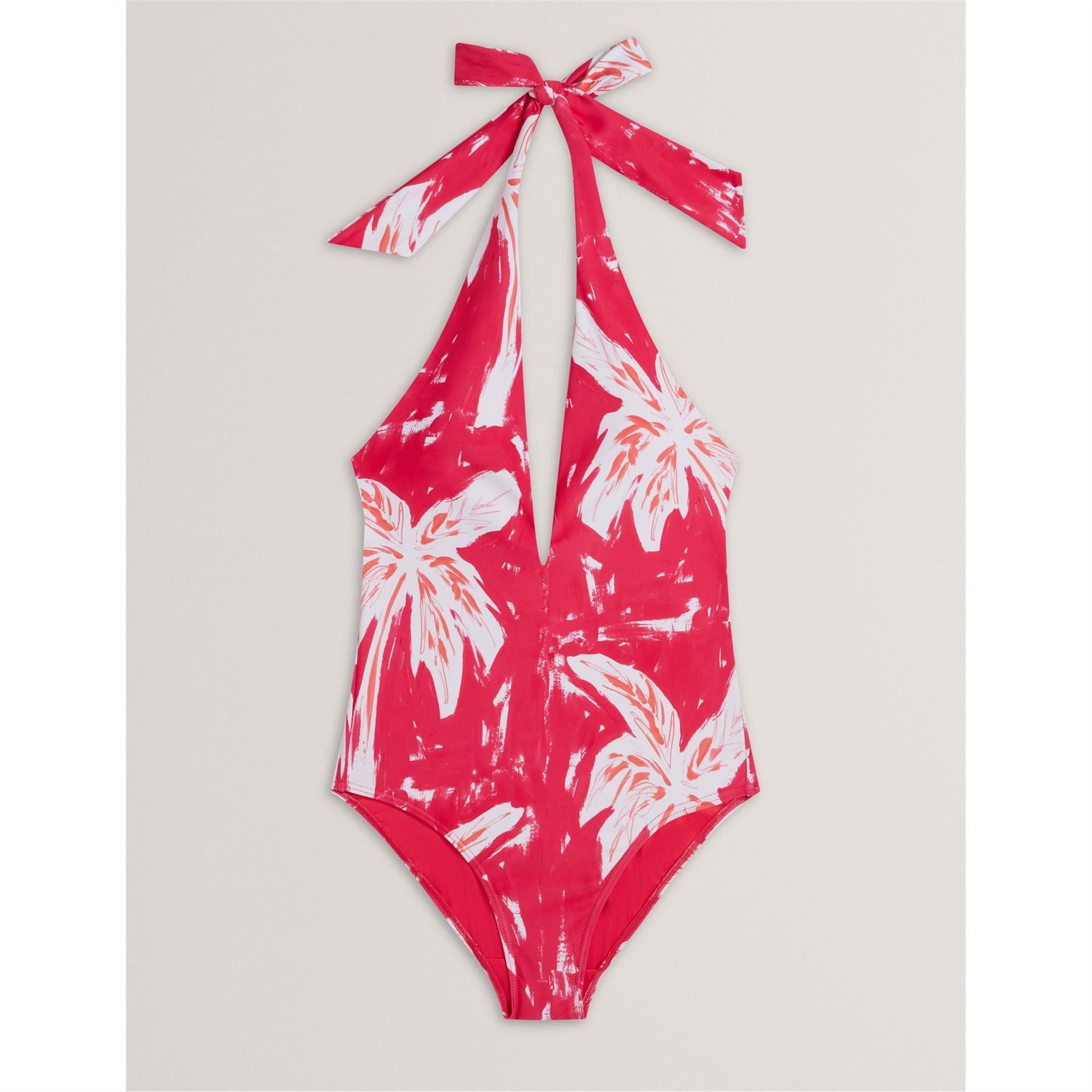 Ted Baker Floral Patterned Tie Swimsuit