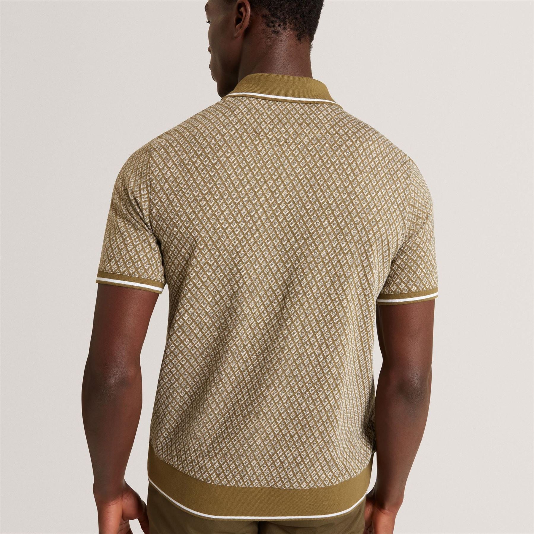 Ted Baker Baker Ss Geo Polo