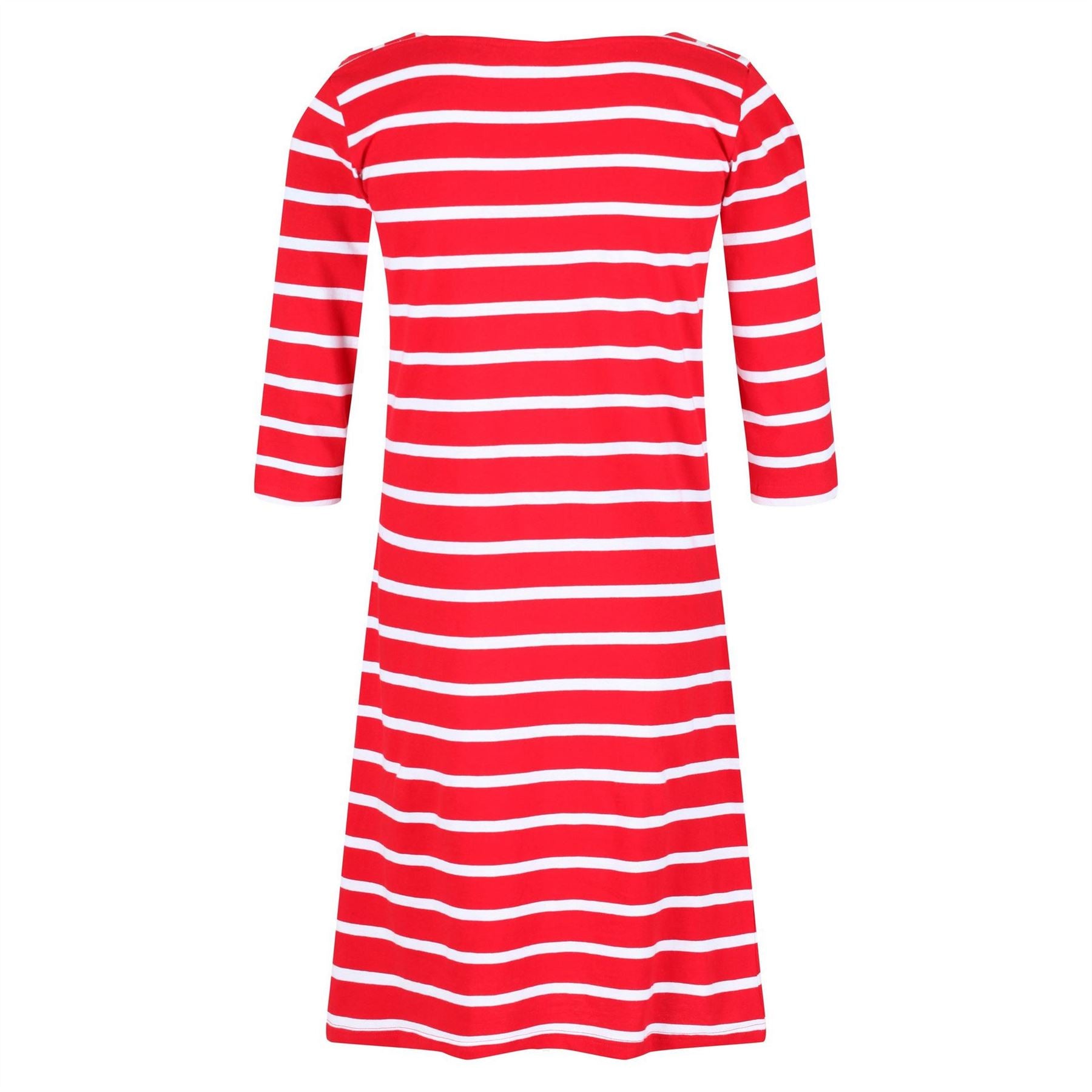 Regatta Paislee Boat Neck Three Quarter Sleeve Knee Length Dress