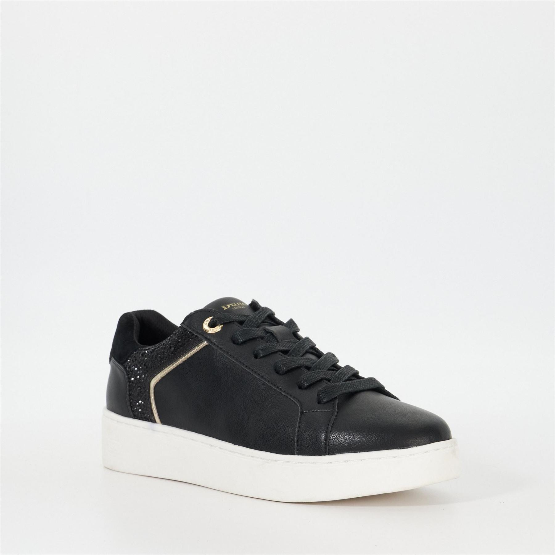 Dune London Elli Lace Up Low Top Sneakers