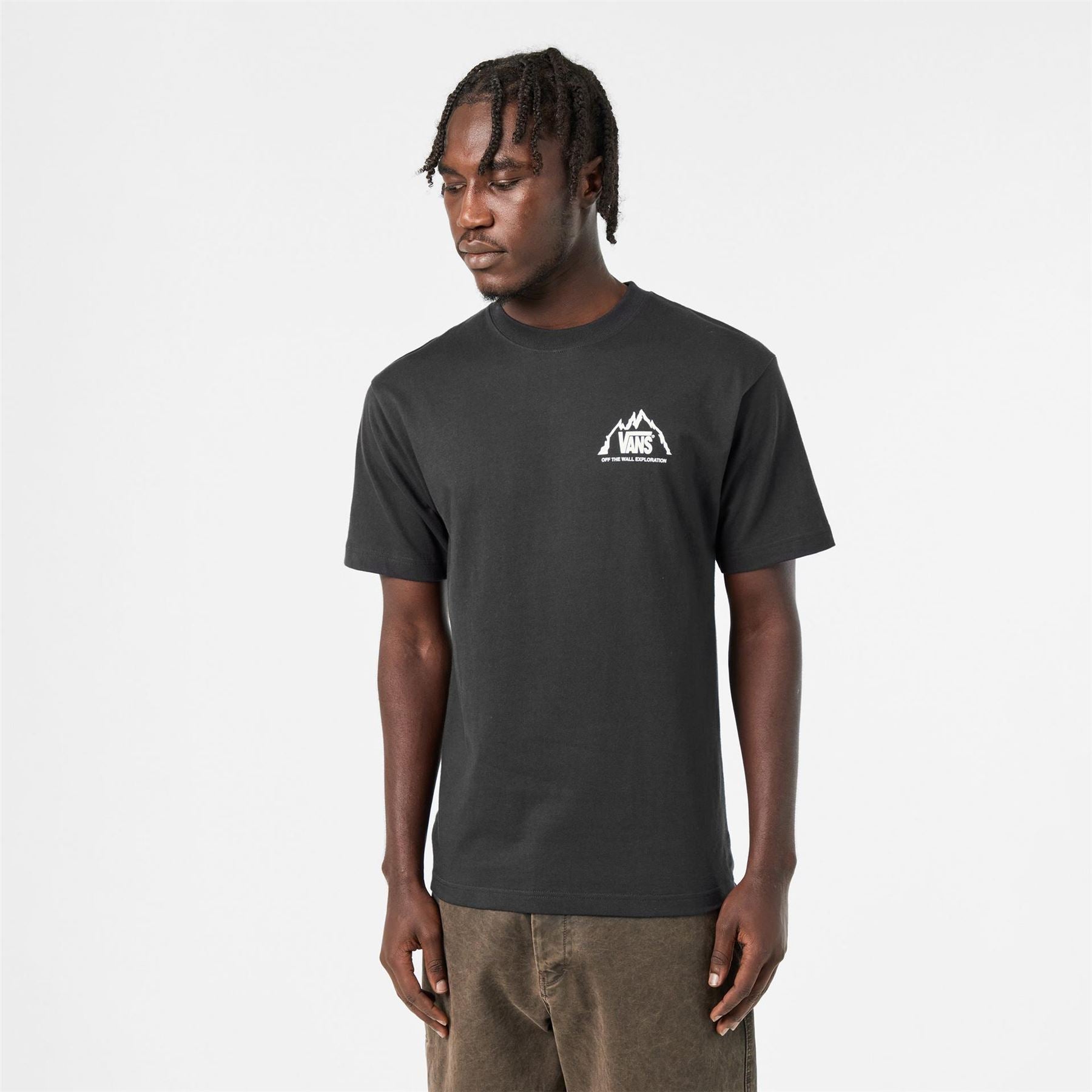 Vans Crew Neck Ribbed Collar Short Sleeve Jersey T-Shirt