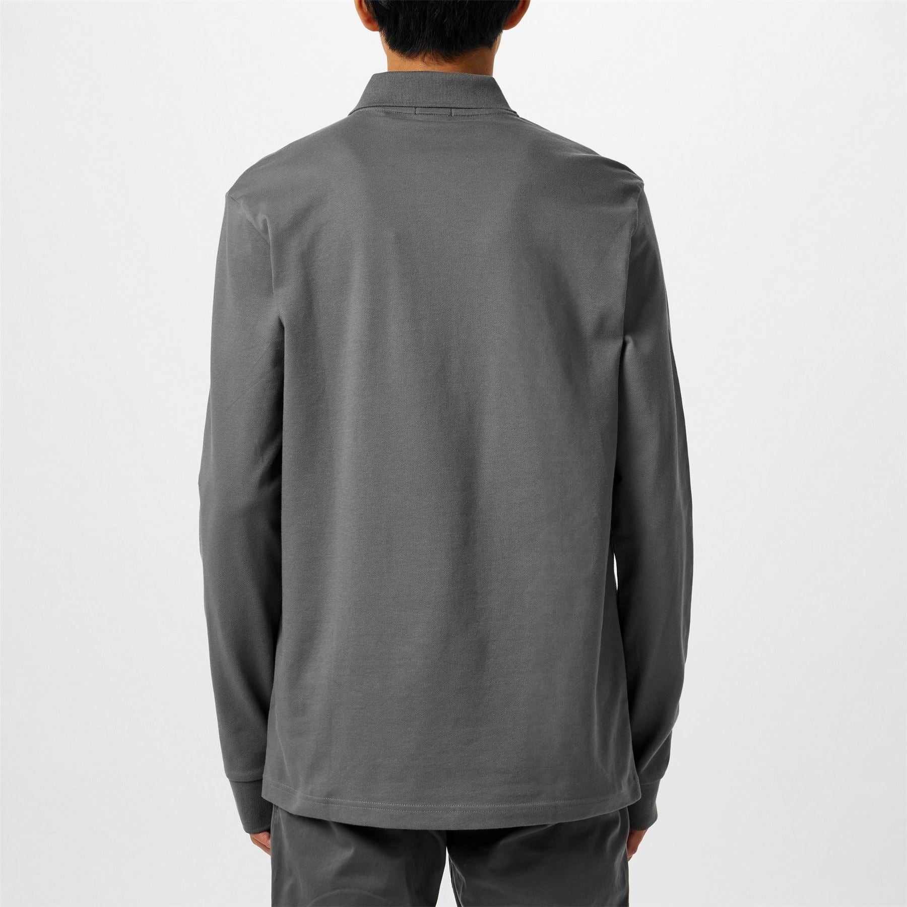 Boss BOSS ORANGE Passerby Premium Cotton Long Sleeve Polo Shirt with Logo Detail