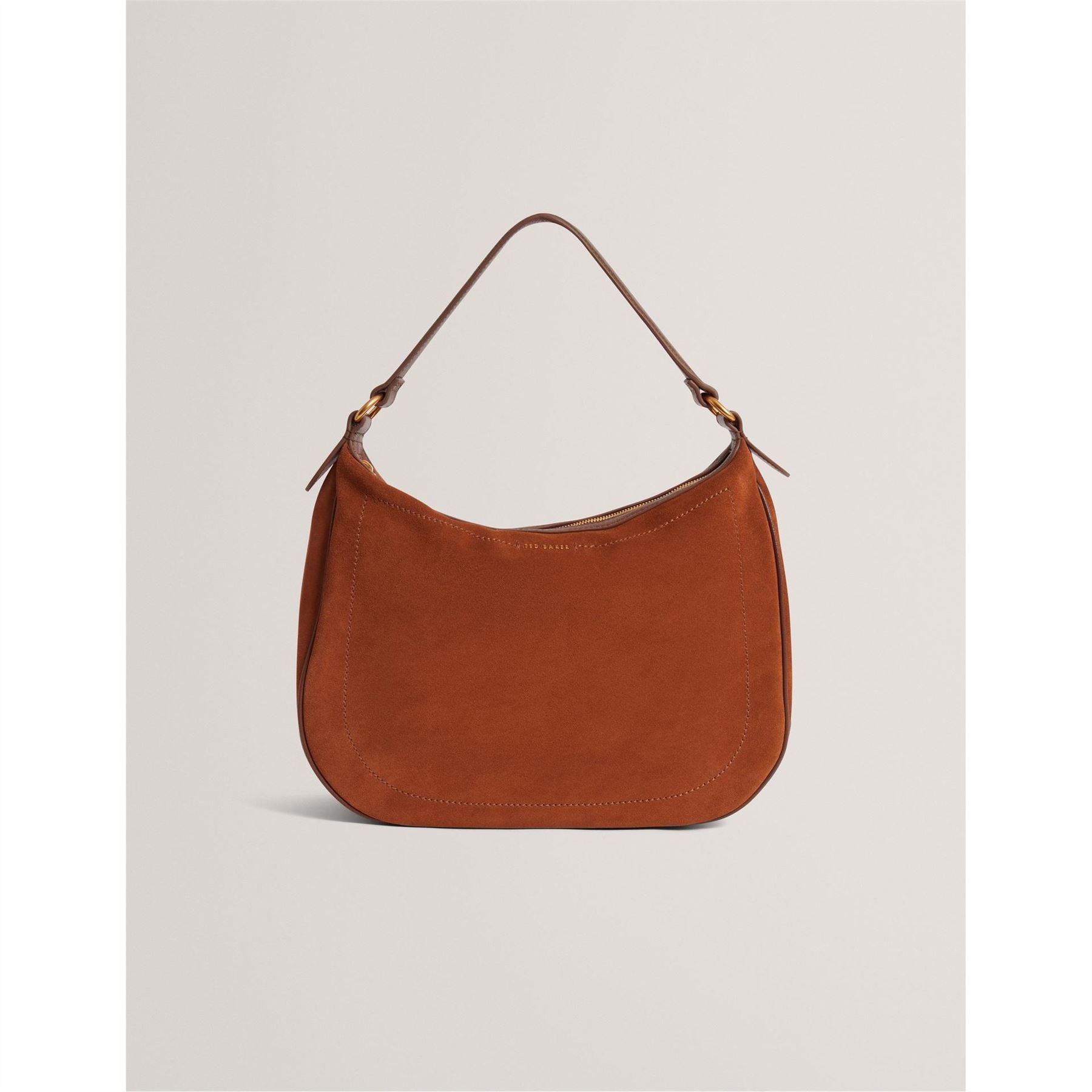 Ted Baker Crescent Shape Hobo Bag with Stitched Detail