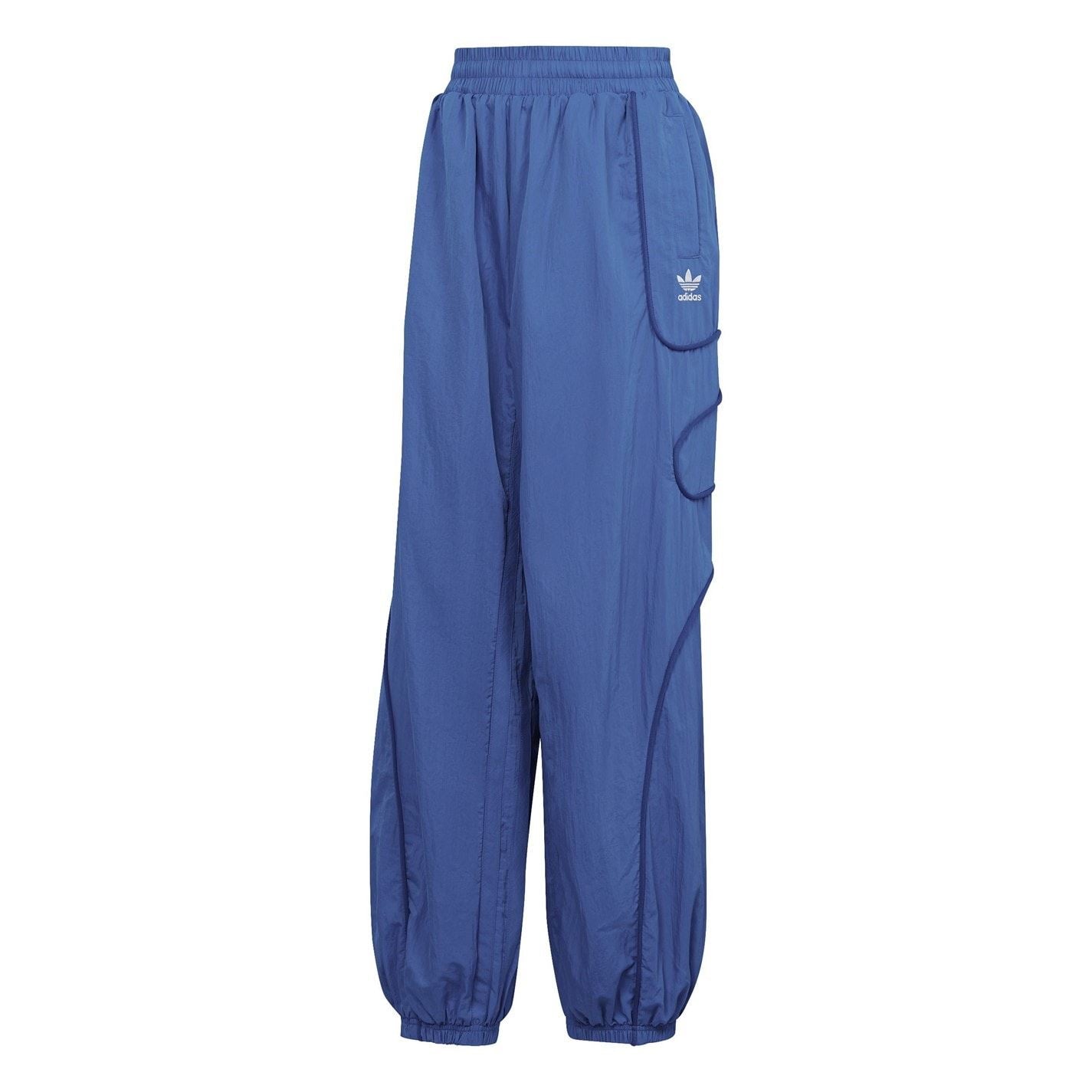 adidas Originals Solid Patterned Wide Leg Track Pants