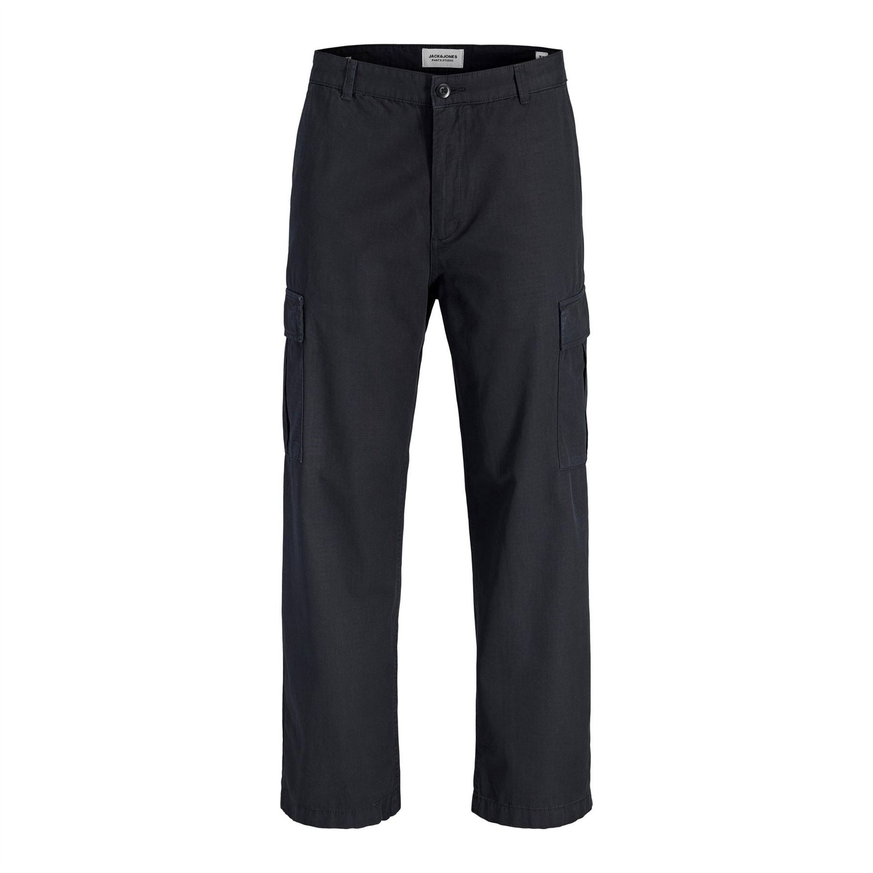 Jack and Jones Carter Solid Patterned Straight Cargo Pants